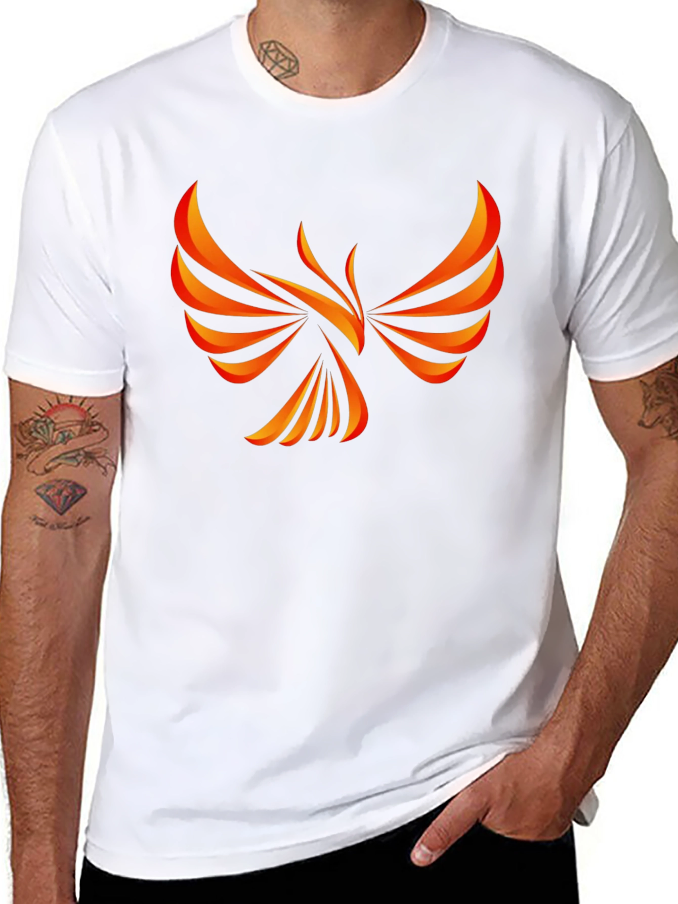 Phoenix Graphic Black Tee