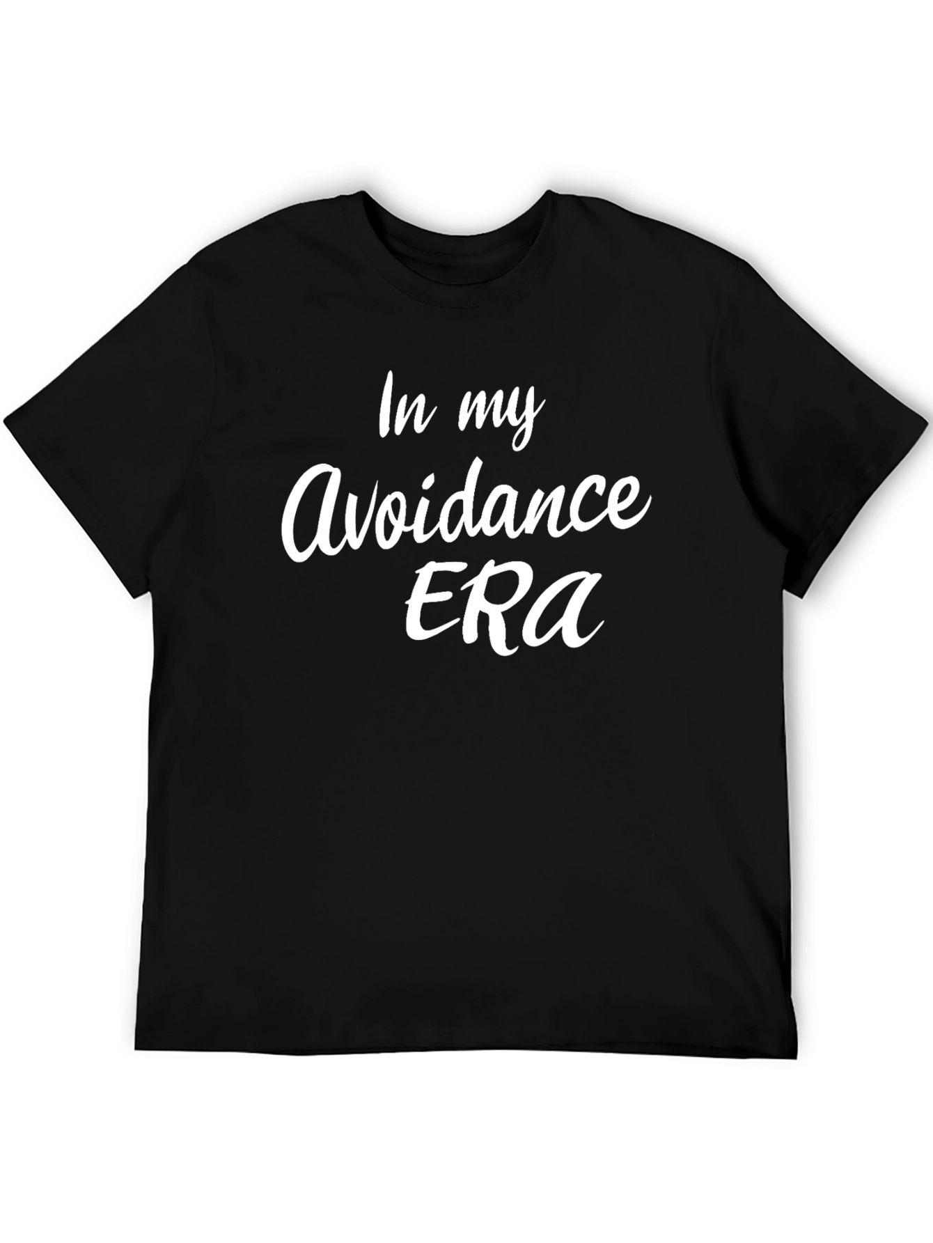 In My Avoidance Era Black T-Shirt