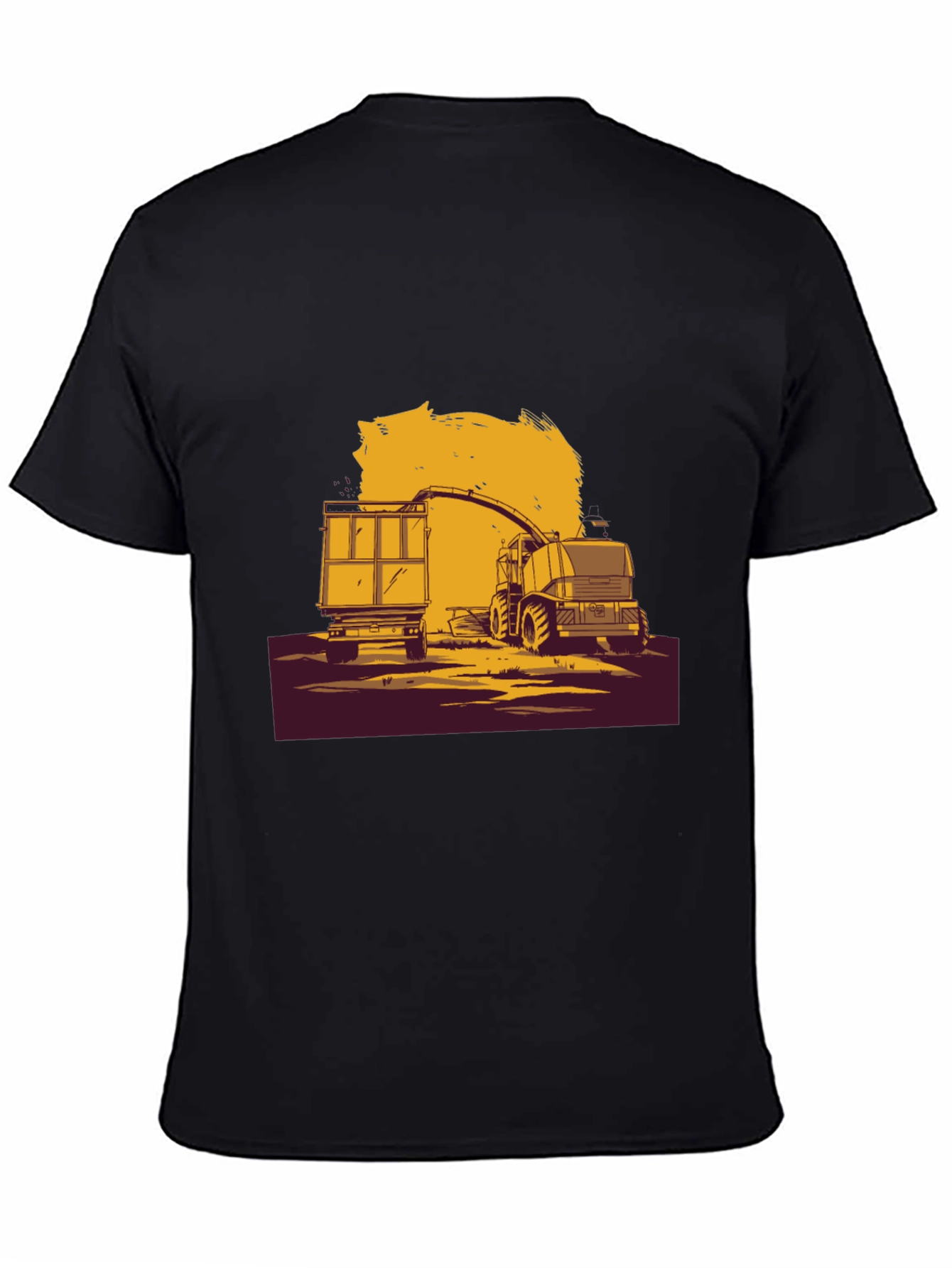Harvest Time Black T-Shirt
