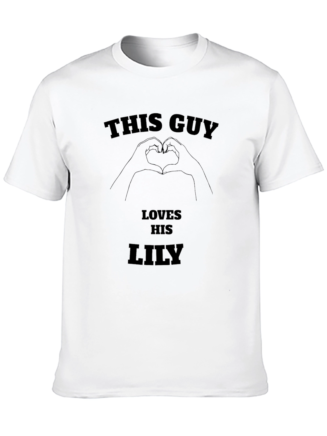 This Guy Loves His Lily Graphic Tee