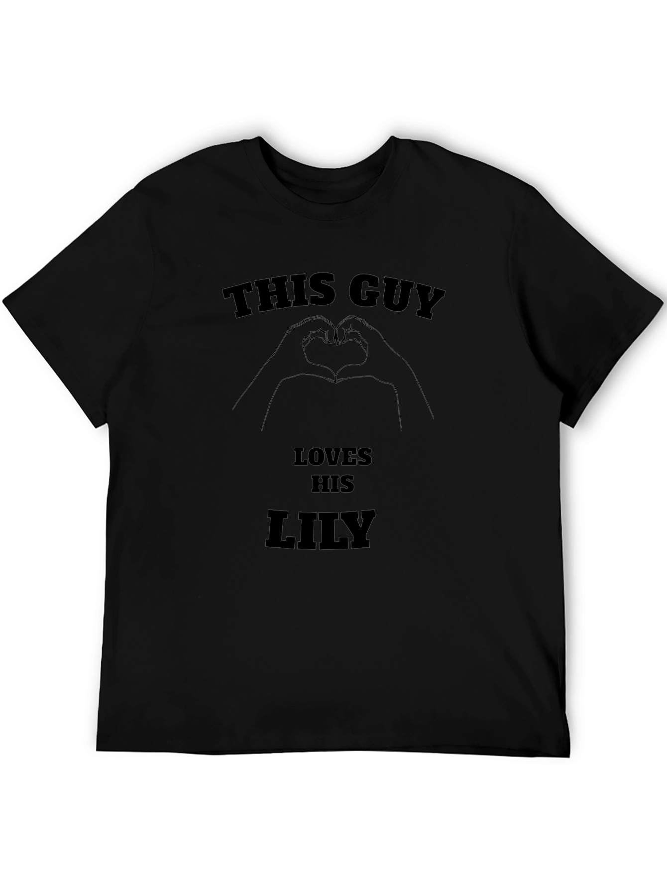 This Guy Loves His Lily Graphic Tee