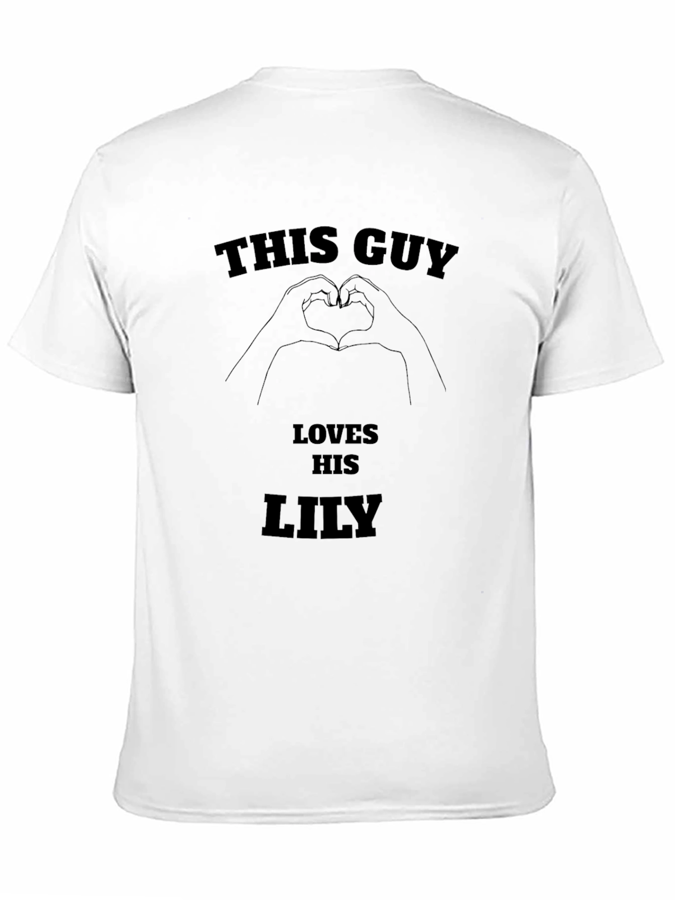 This Guy Loves His Lily Graphic Tee