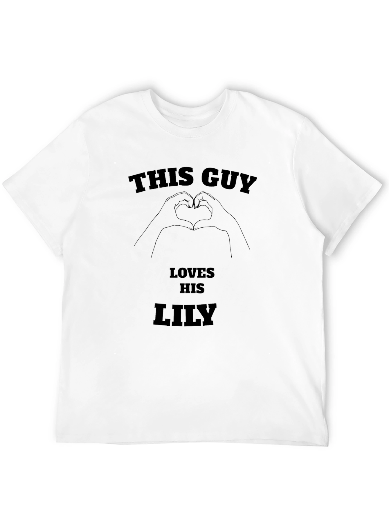 This Guy Loves His Lily Graphic Tee