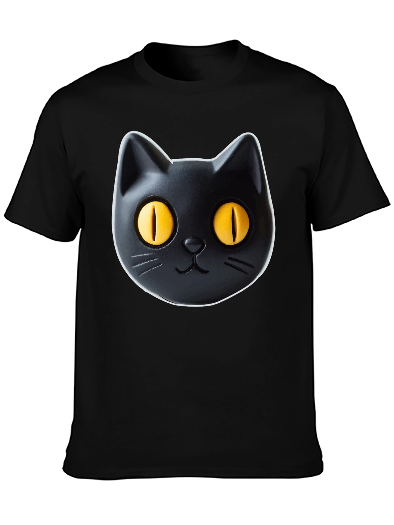 Black Cat Graphic Tee - Fun & Stylish!