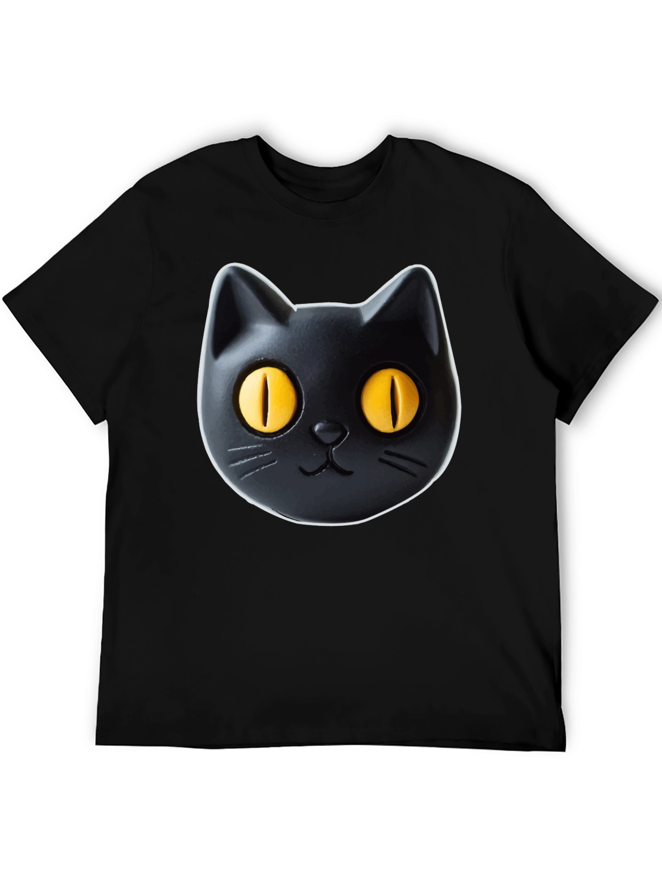 Black Cat Graphic Tee - Fun & Stylish!