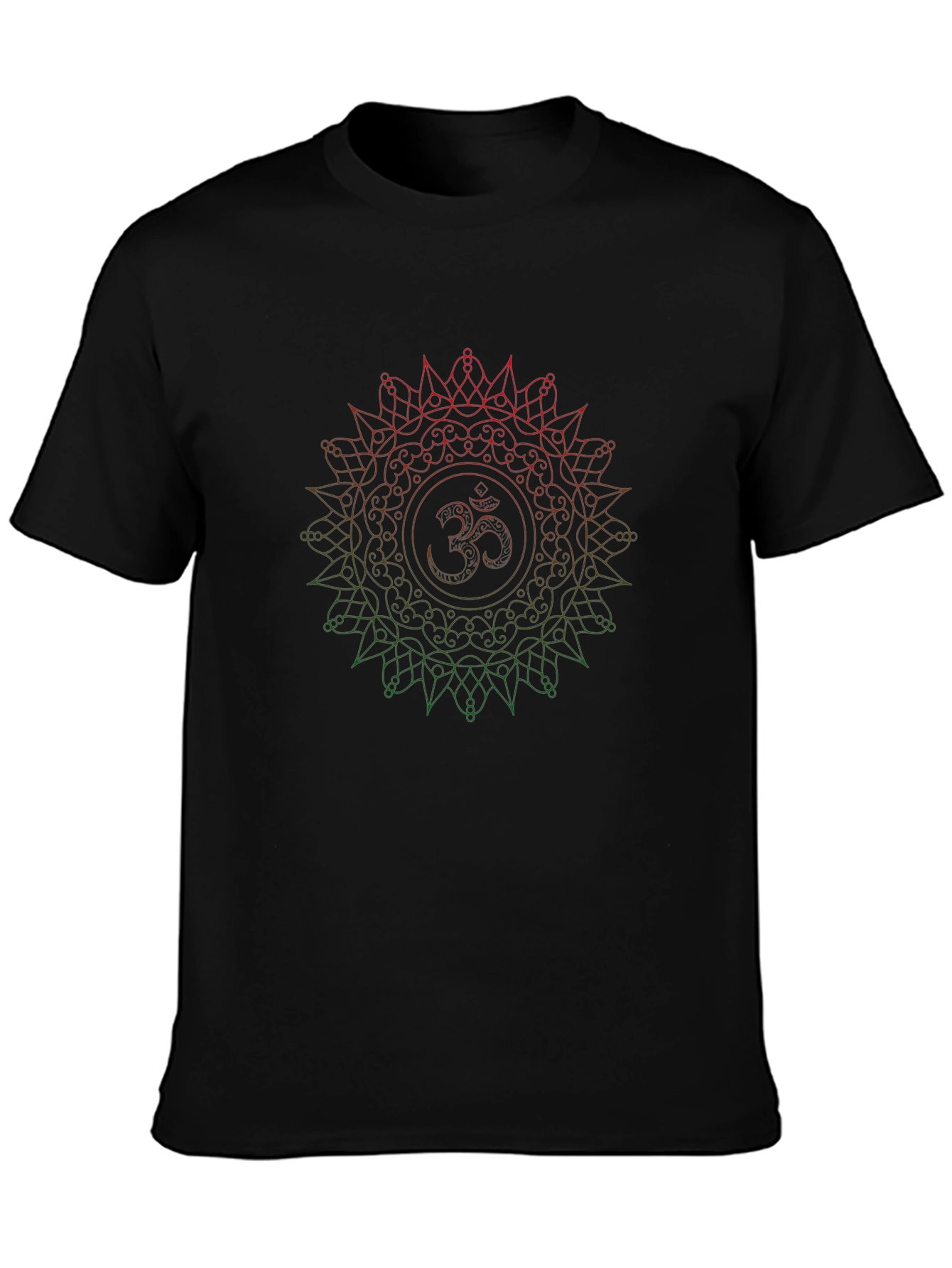Om Mandala Graphic Tee - Spiritual Comfort