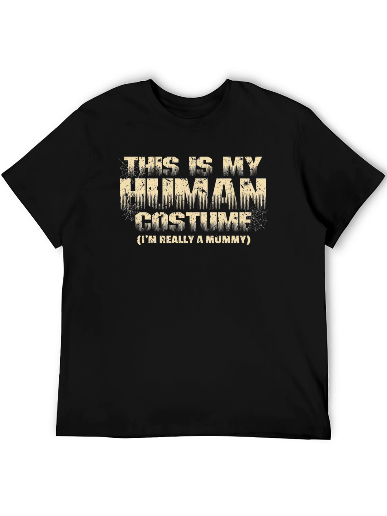 Human Costume Mummy T-Shirt - Halloween Funny Tee