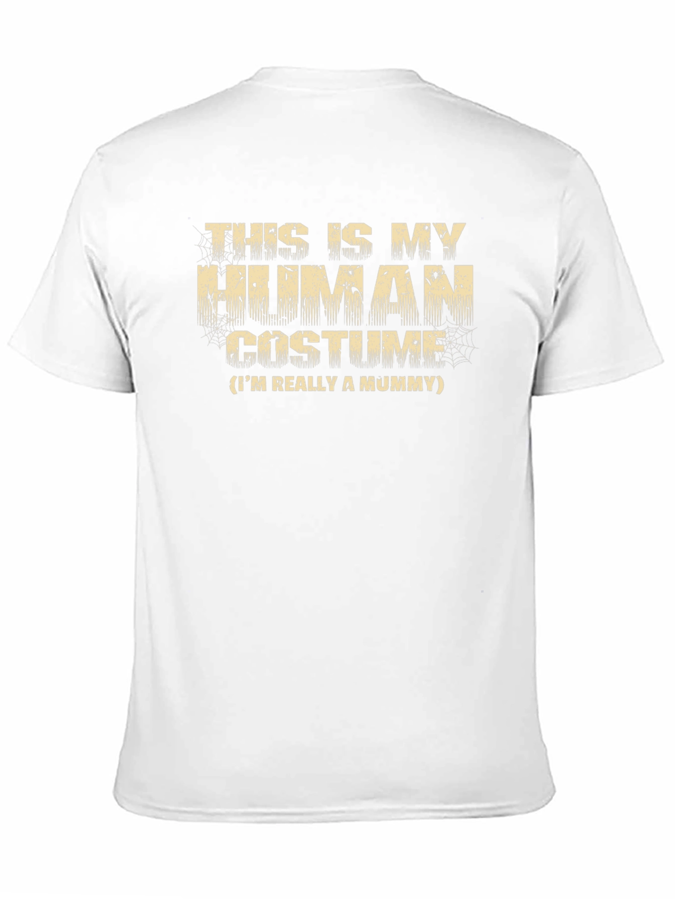 Human Costume Mummy T-Shirt - Halloween Funny Tee