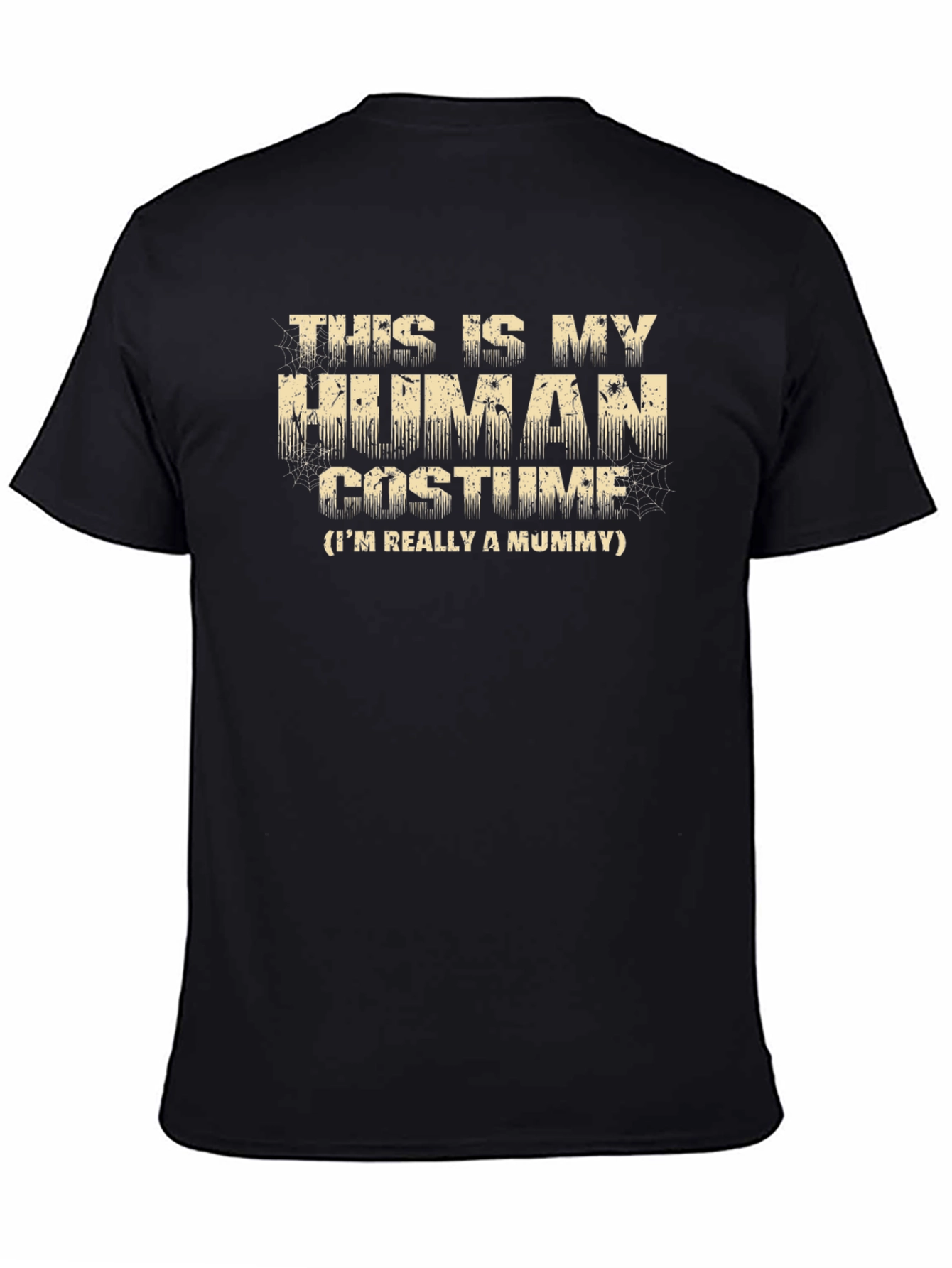 Human Costume Mummy T-Shirt - Halloween Funny Tee