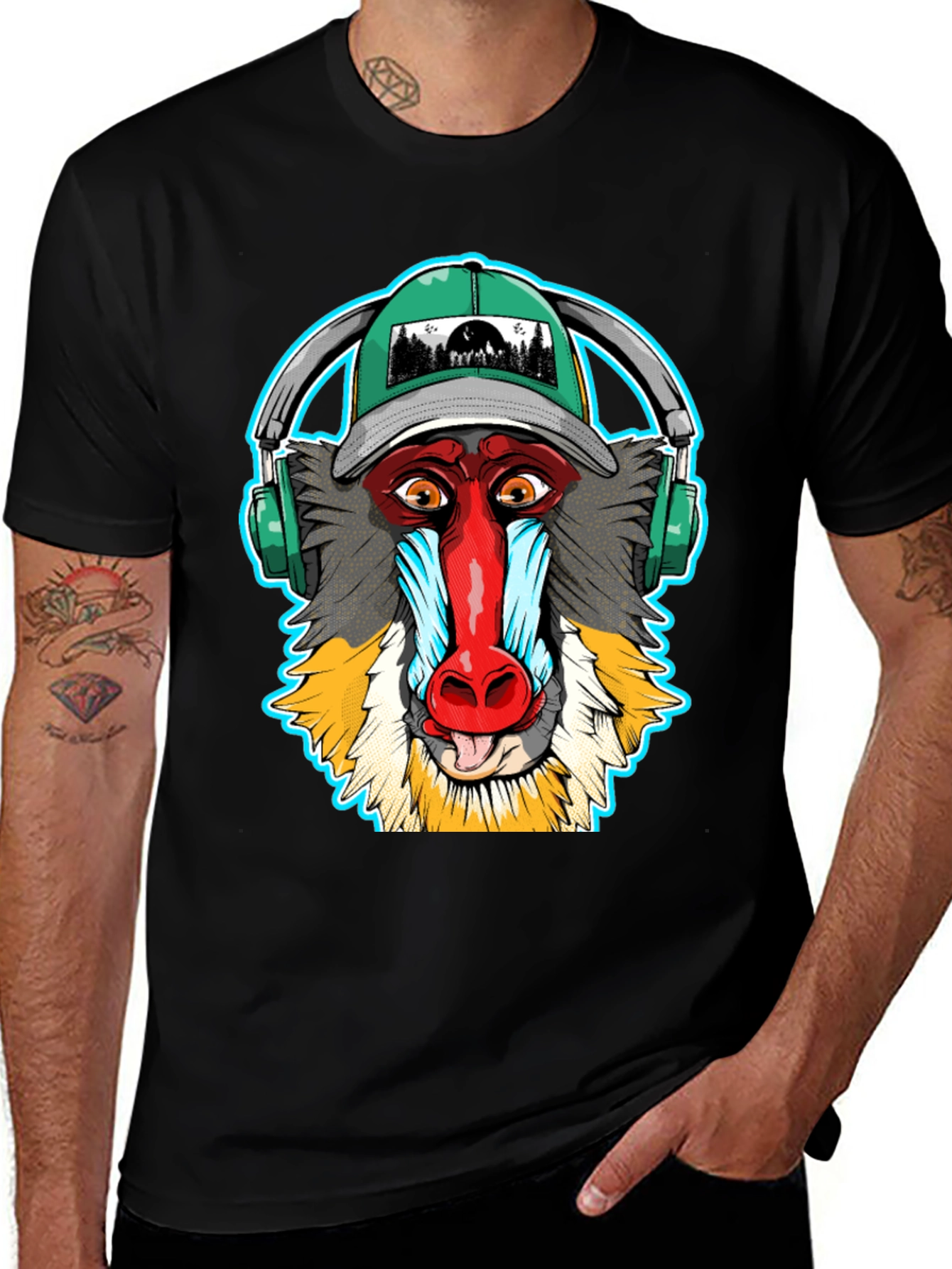 Cool Monkey DJ T-Shirt