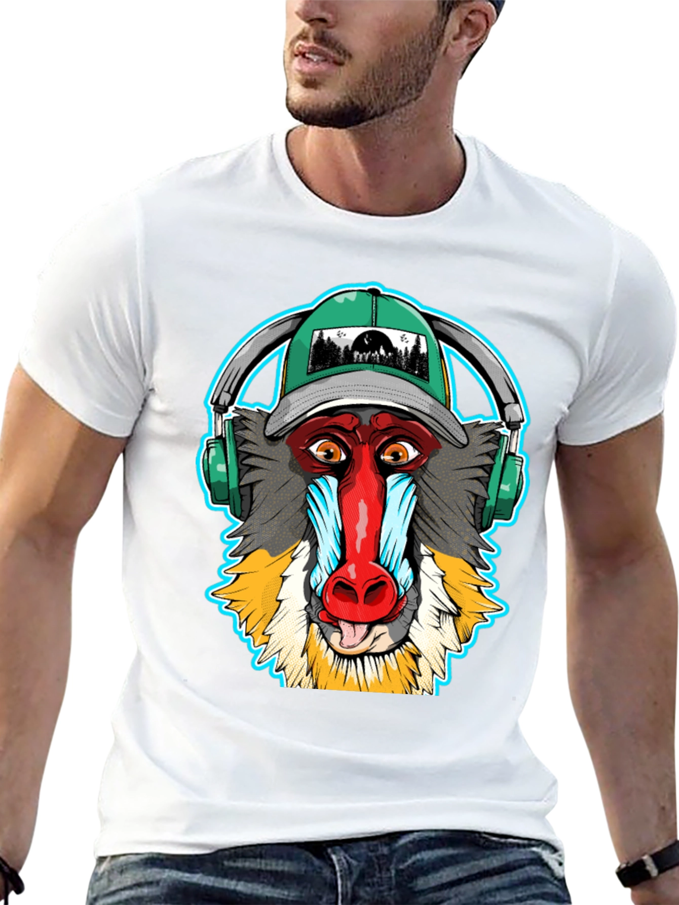 Cool Monkey DJ T-Shirt
