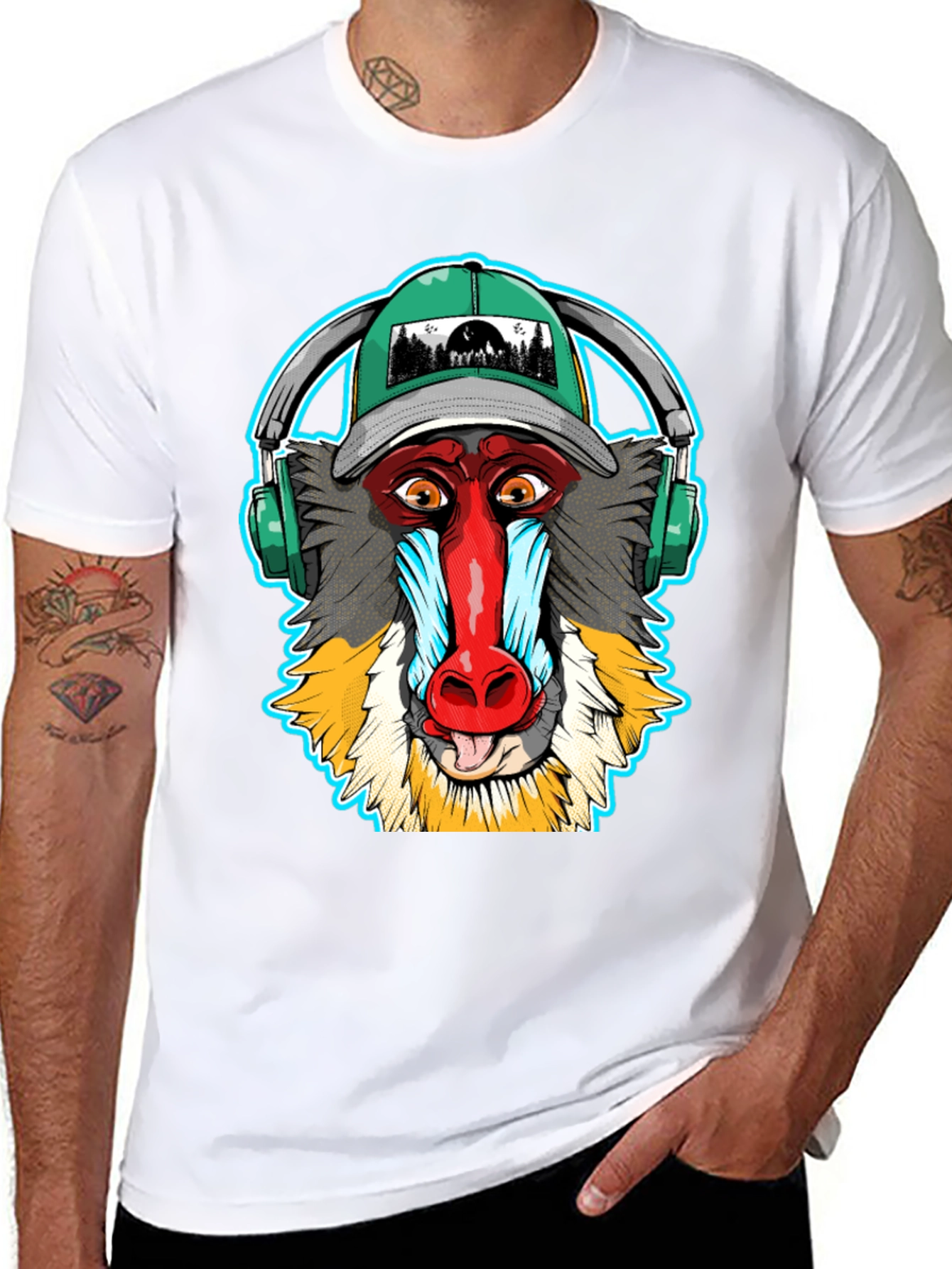 Cool Monkey DJ T-Shirt