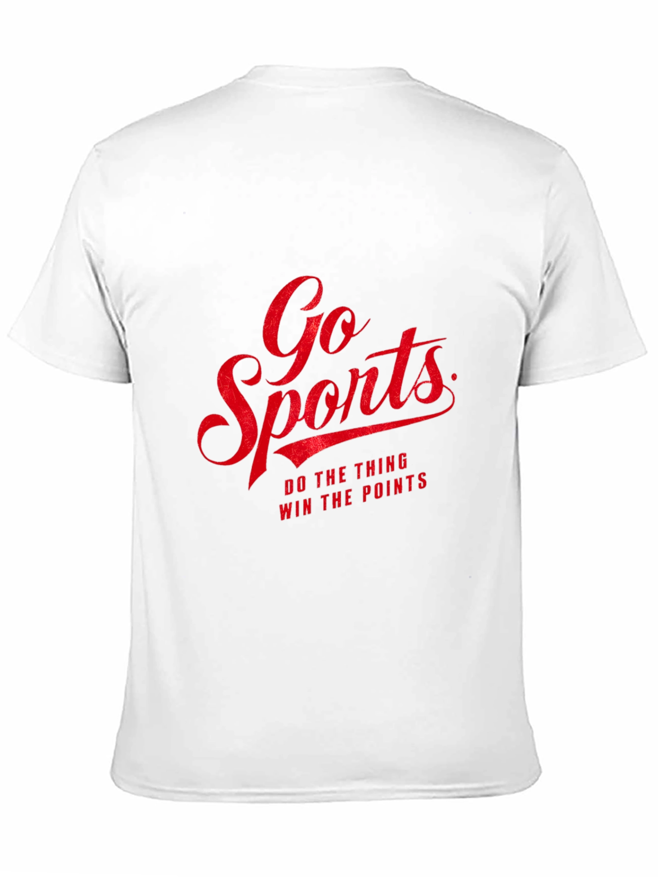 Go Sports Graphic Tee - Black Cotton T-Shirt
