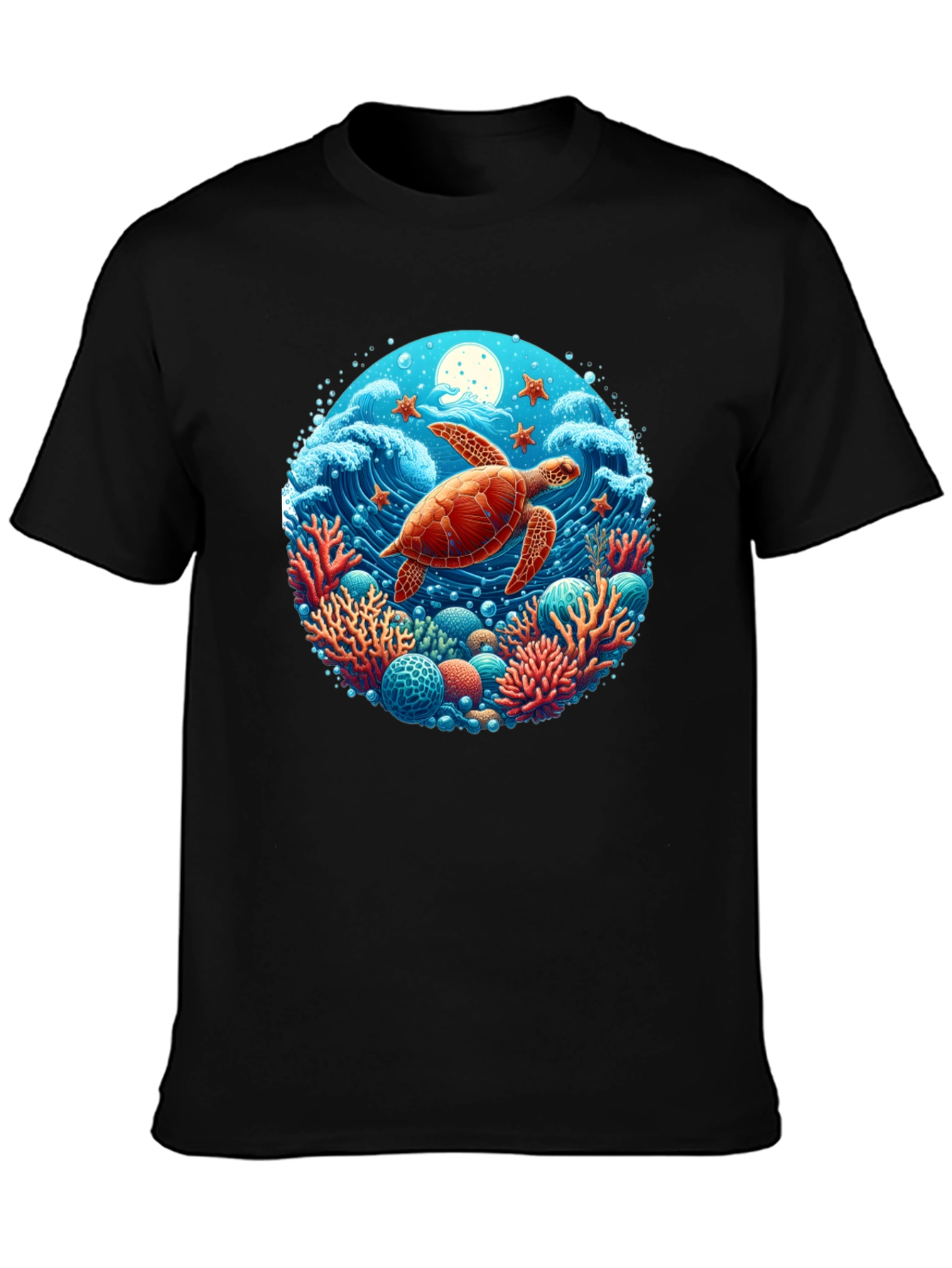 Turtle Reef Graphic T-Shirt
