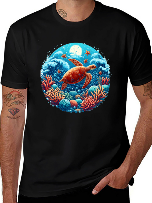 Turtle Reef Graphic T-Shirt
