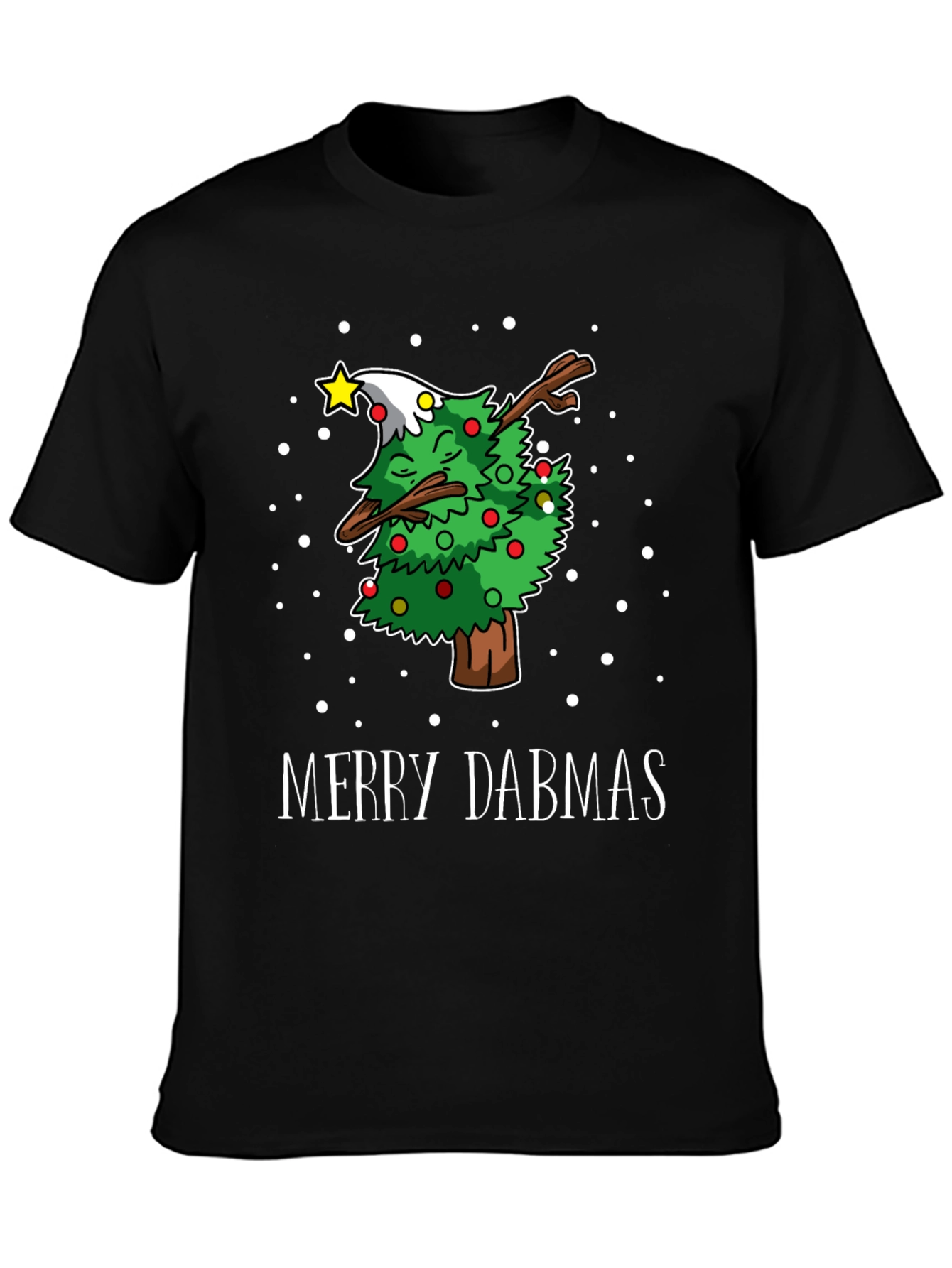 Merry Dabmas Christmas Tree Dabbing T-Shirt
