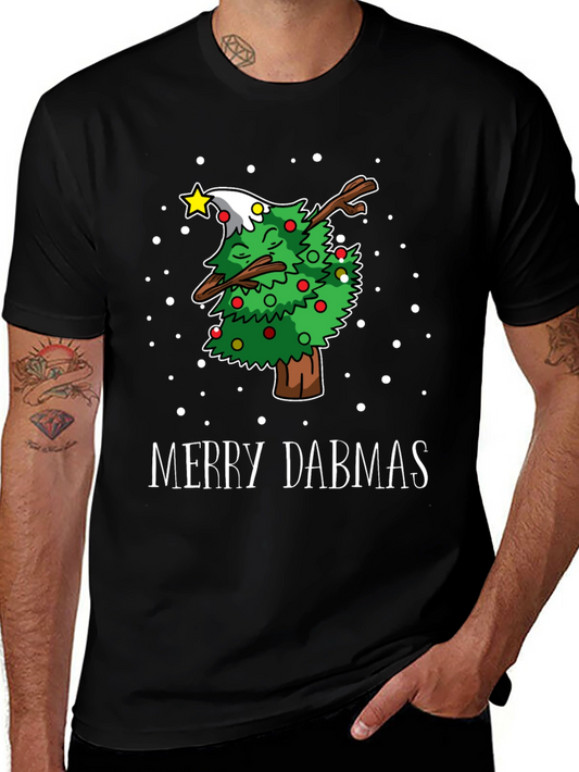Merry Dabmas Christmas Tree Dabbing T-Shirt