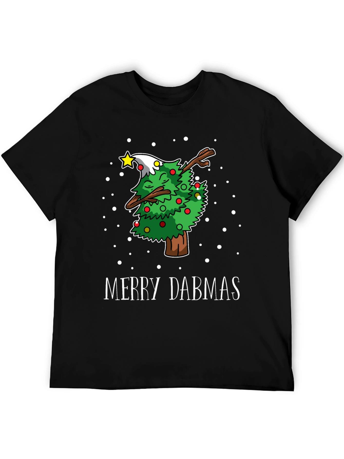 Merry Dabmas Christmas Tree Dabbing T-Shirt