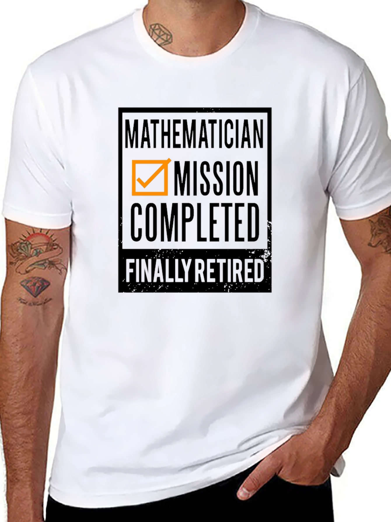 Mathematician Mission Completed - Retired T-Shirt