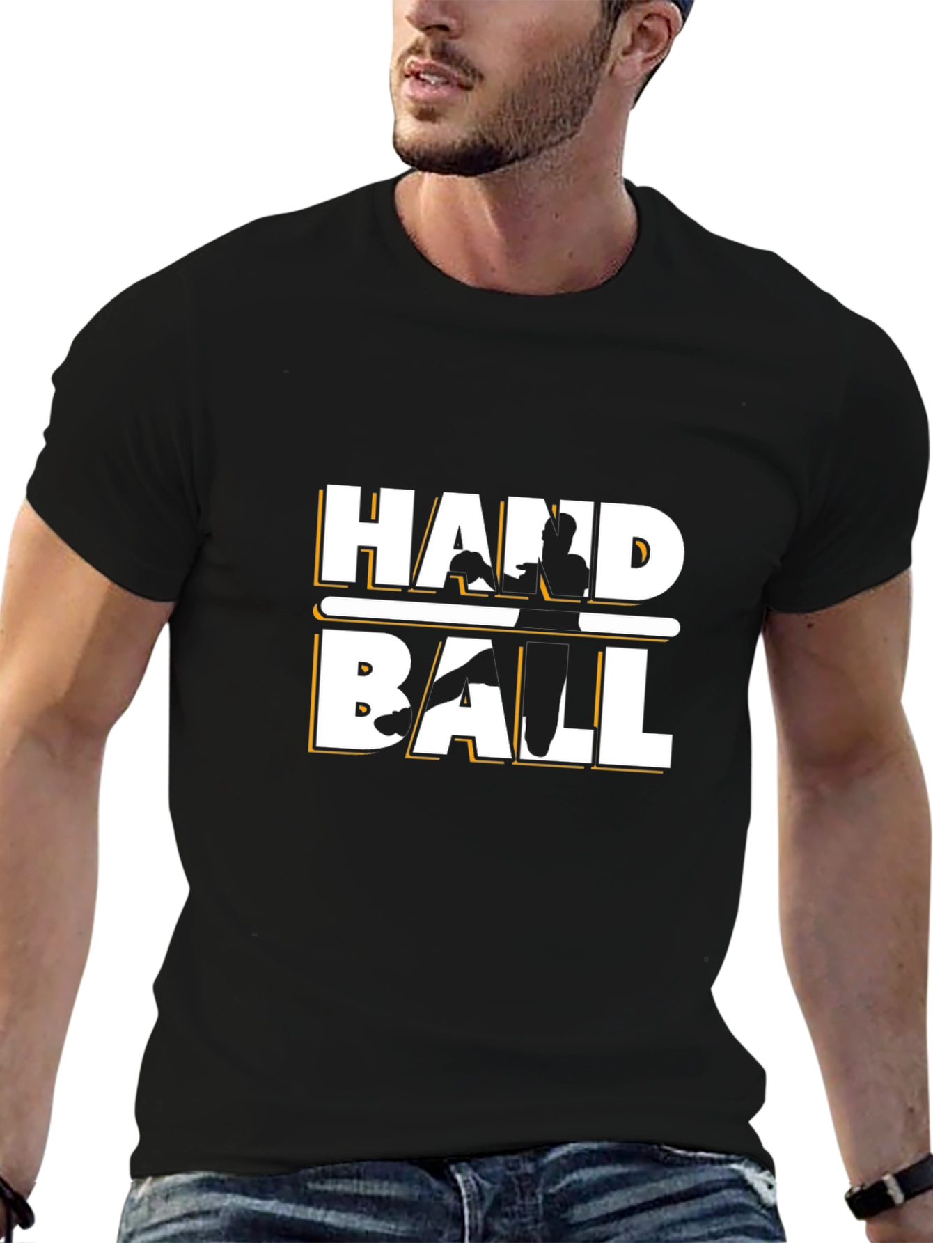 Handball Graphic Print Tee