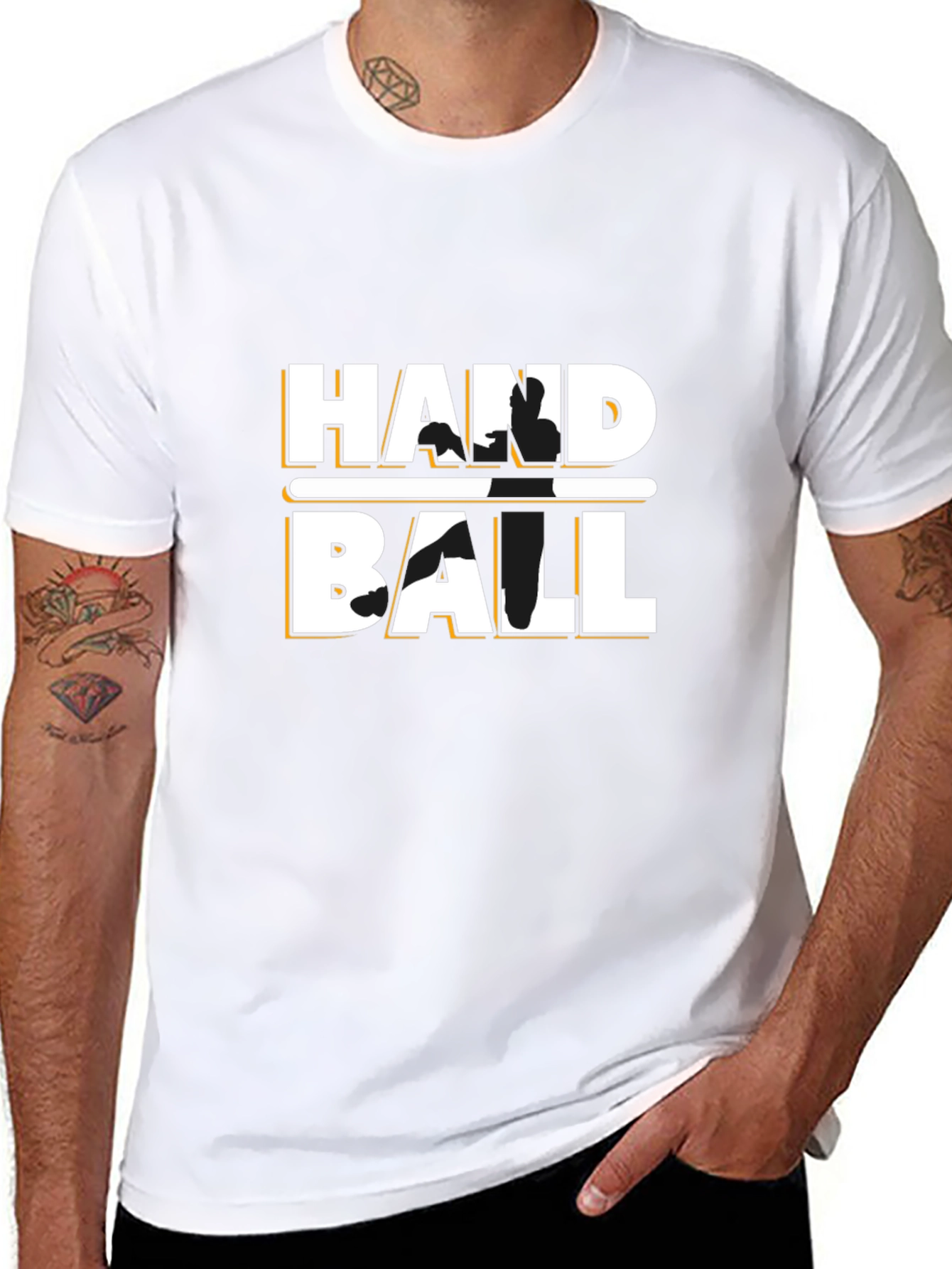 Handball Graphic Print Tee