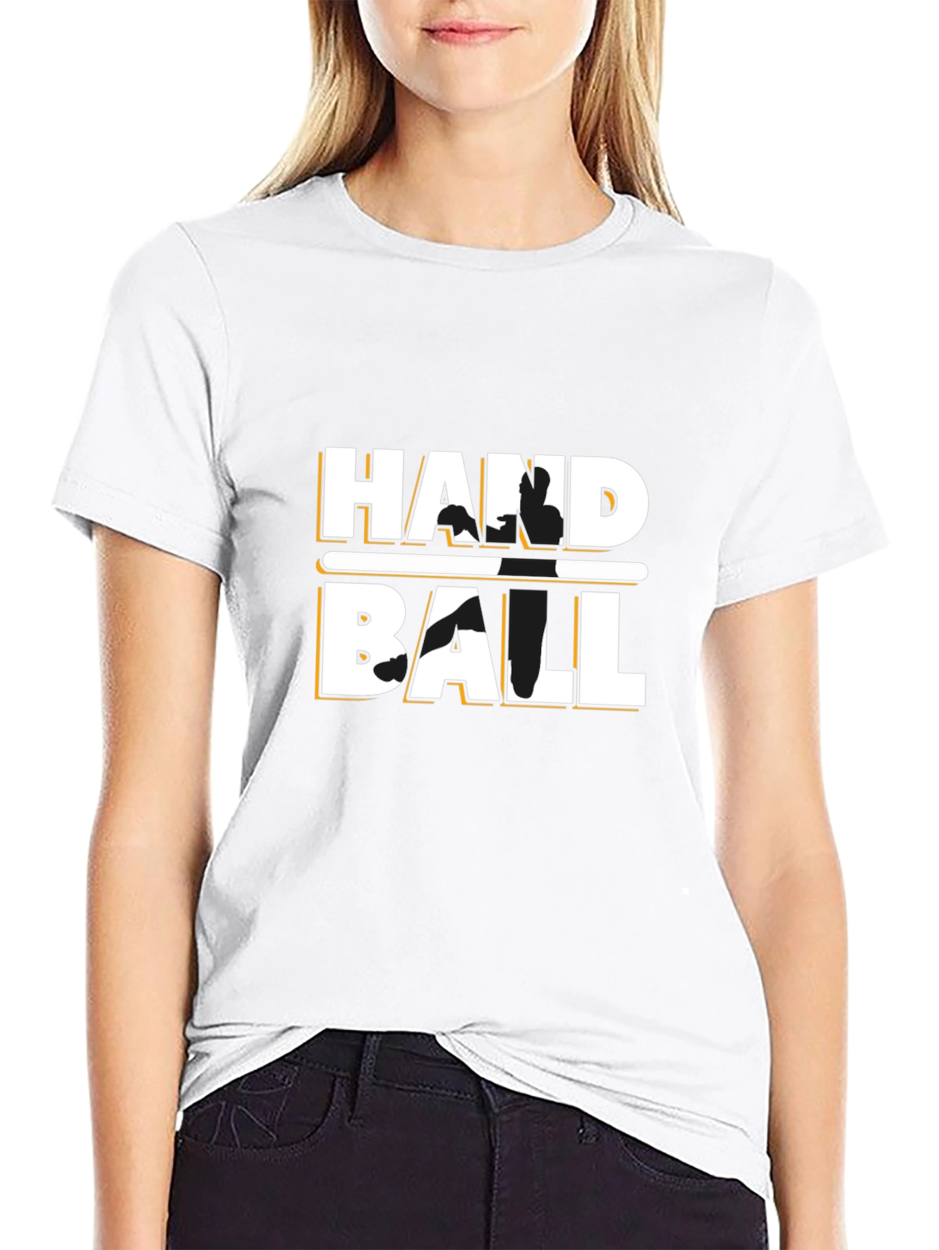 Handball Graphic Print Tee