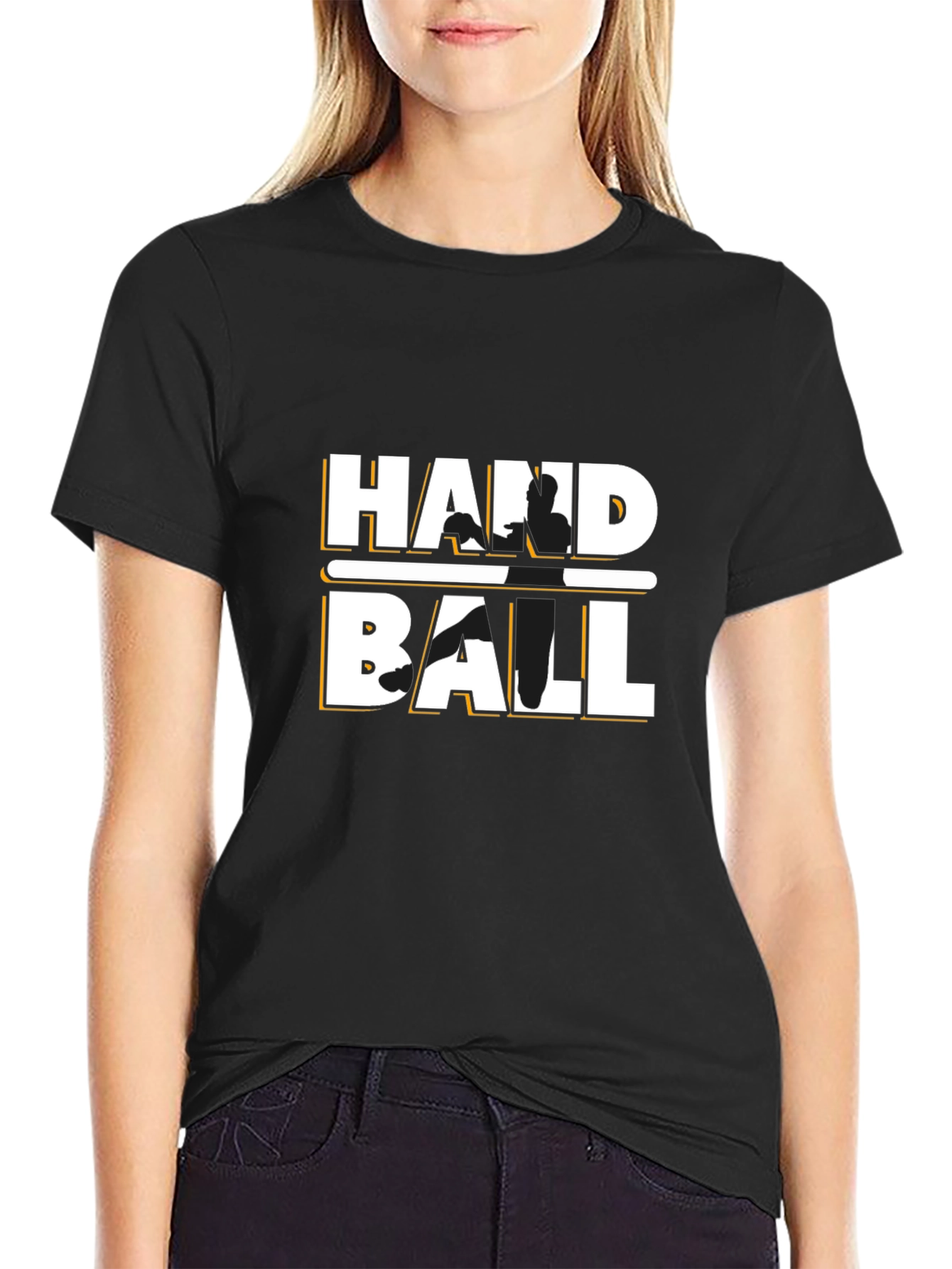 Handball Graphic Print Tee