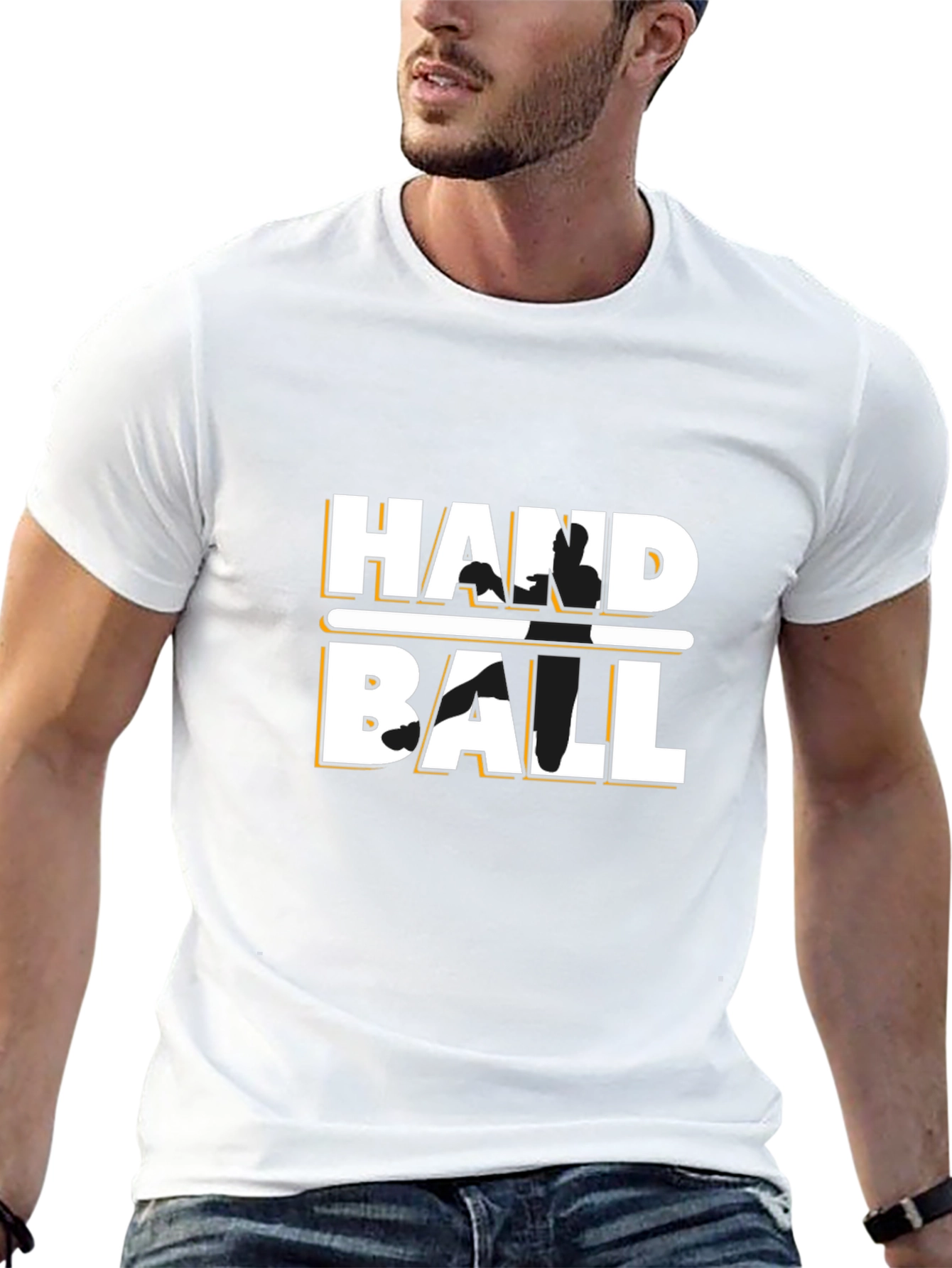 Handball Graphic Print Tee