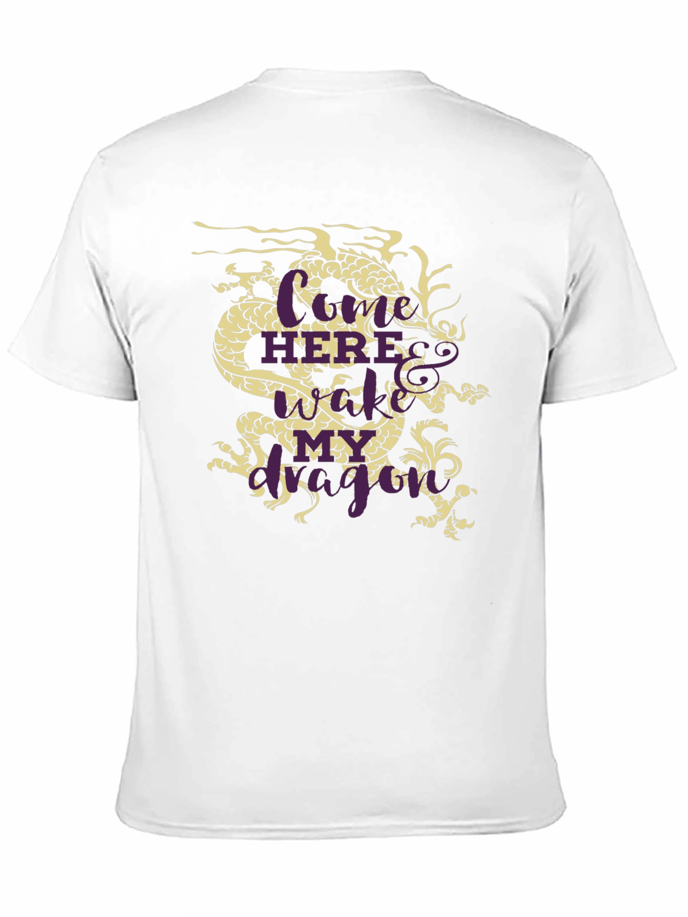 Dragon Graphic Tee - Here Be Dragons Black T-Shirt