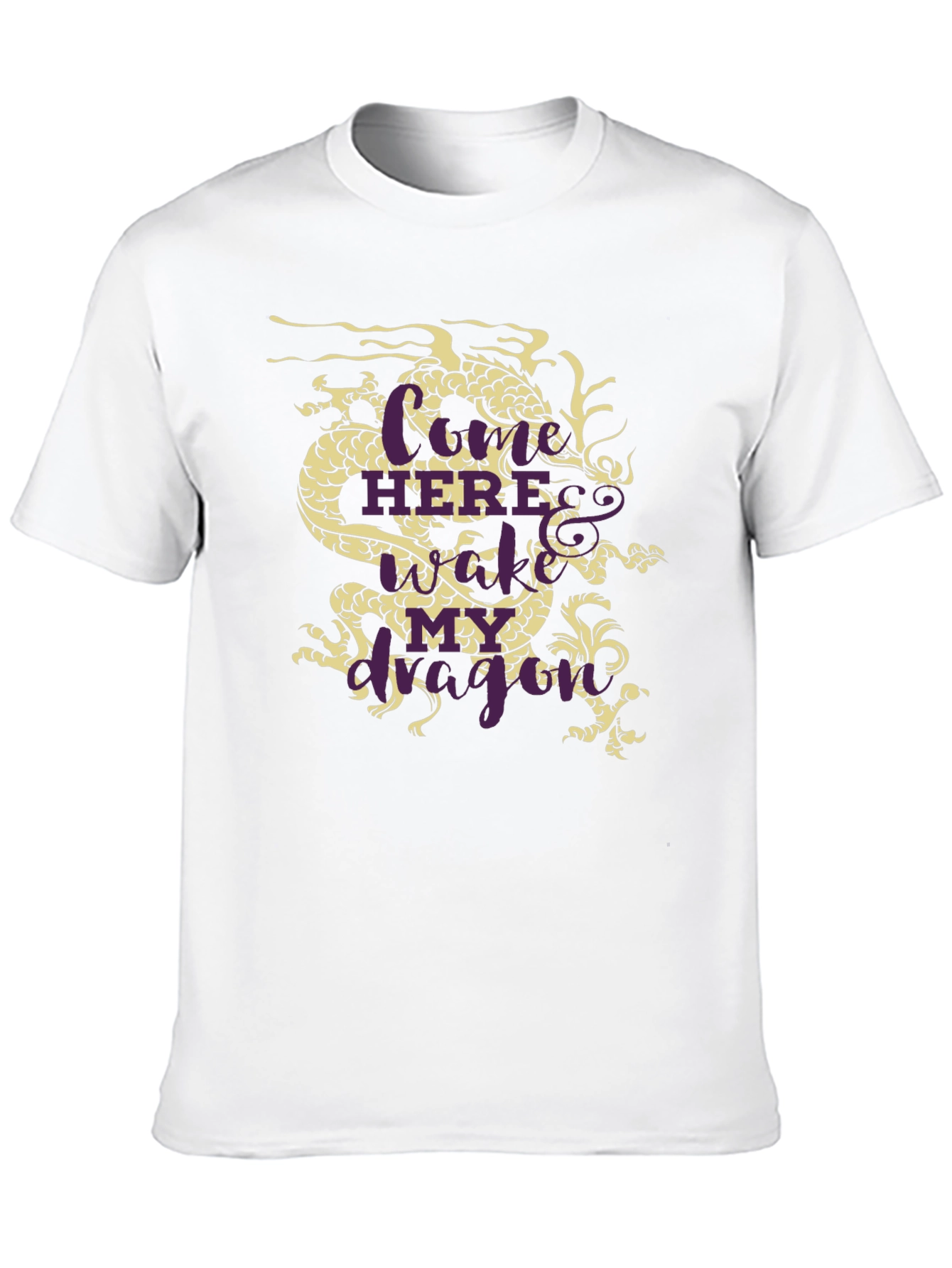 Dragon Graphic Tee - Here Be Dragons Black T-Shirt