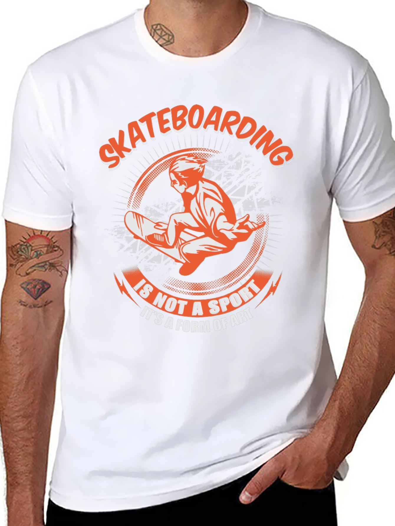 Skateboarding Art T-Shirt - Street Style Tee