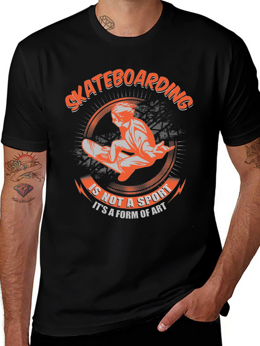 Skateboarding Art T-Shirt - Street Style Tee