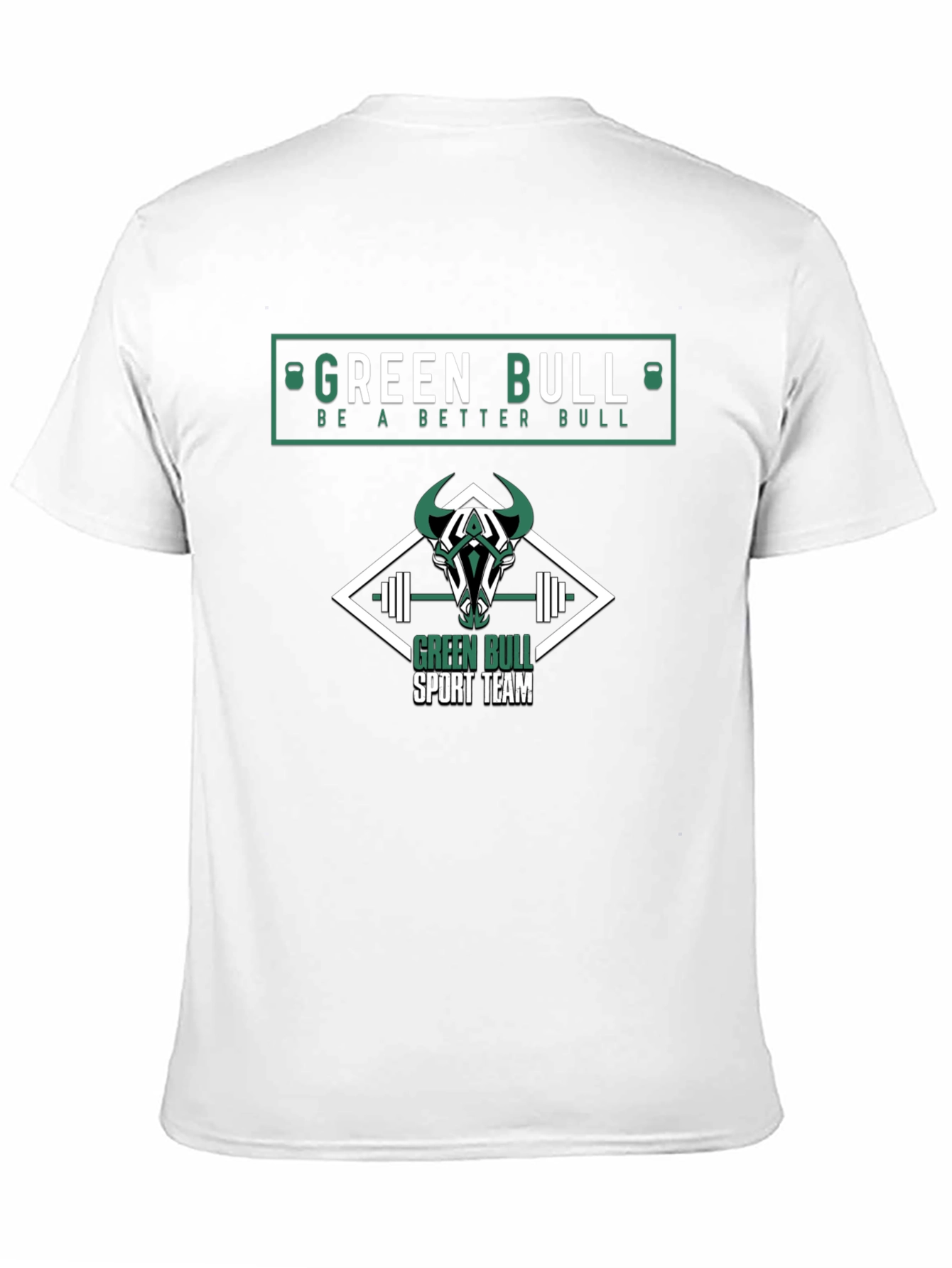 Green Bull Sport Team Black T-Shirt