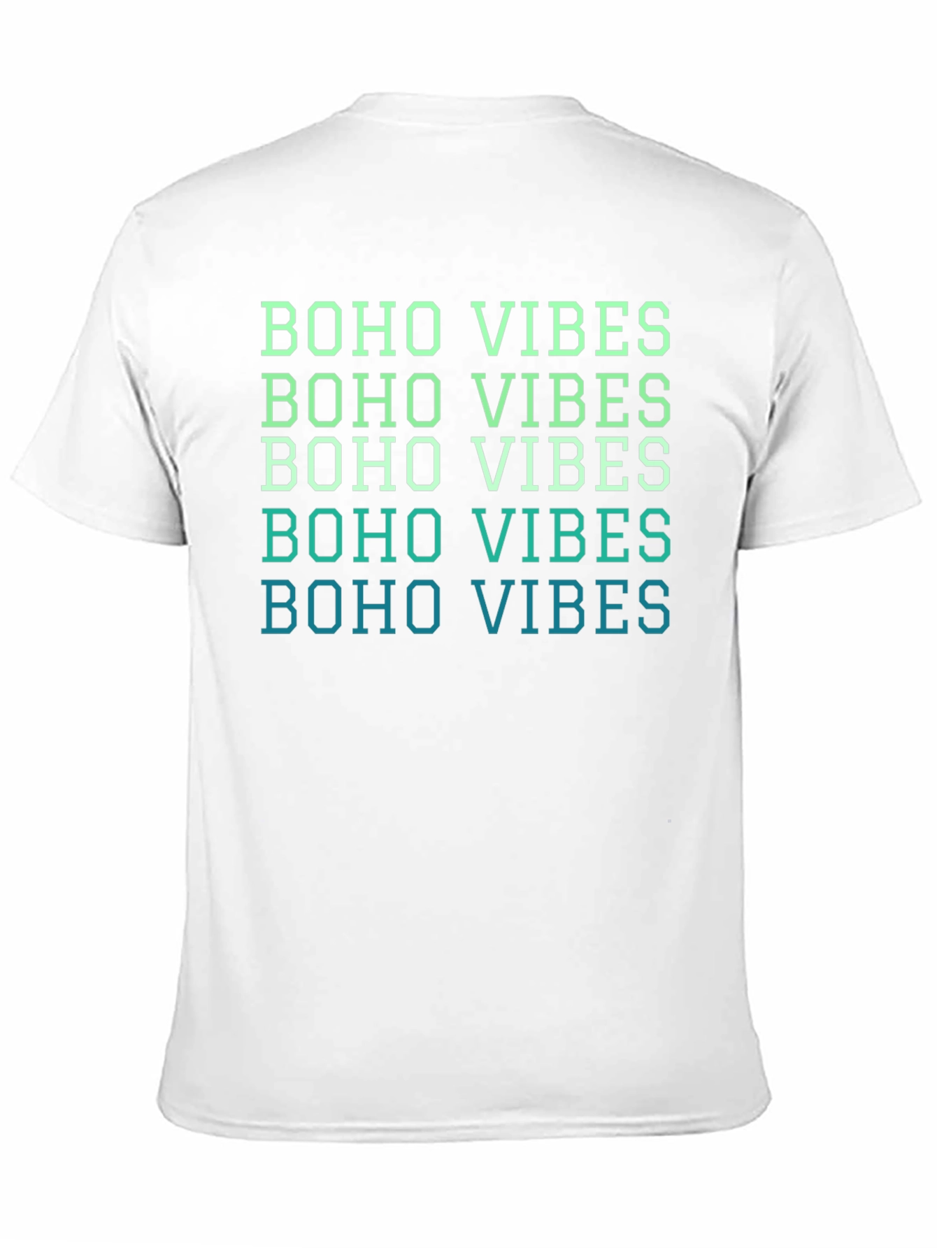 Boho Vibes Graphic Tee - Relaxed Fit Black T-Shirt