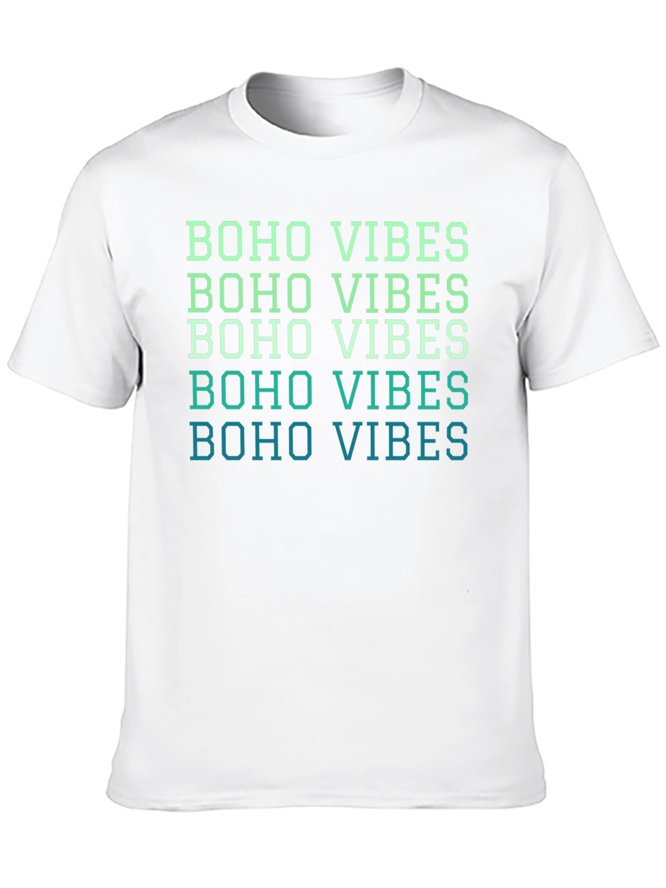Boho Vibes Graphic Tee - Relaxed Fit Black T-Shirt
