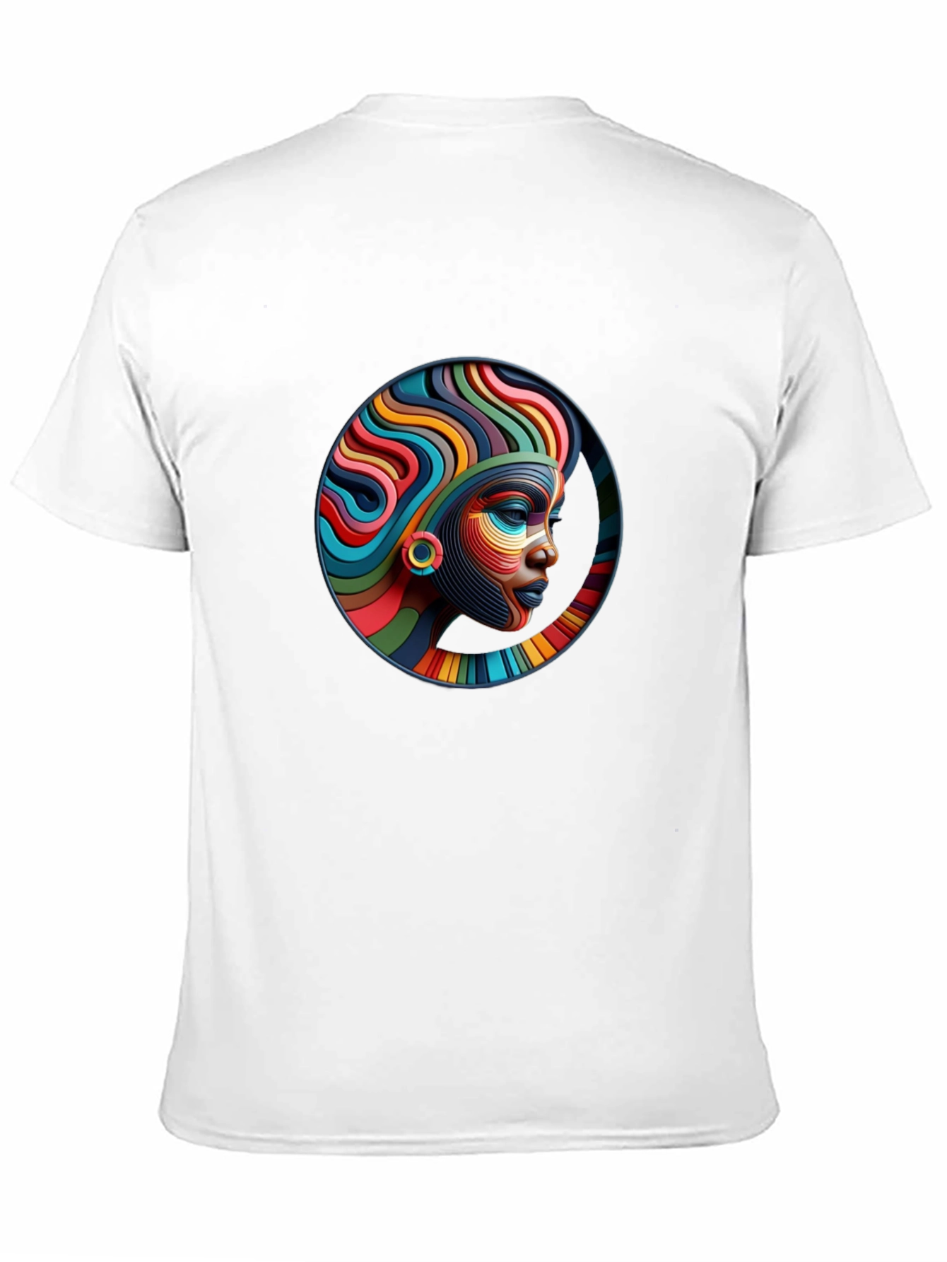 Abstract African Woman Art T-Shirt
