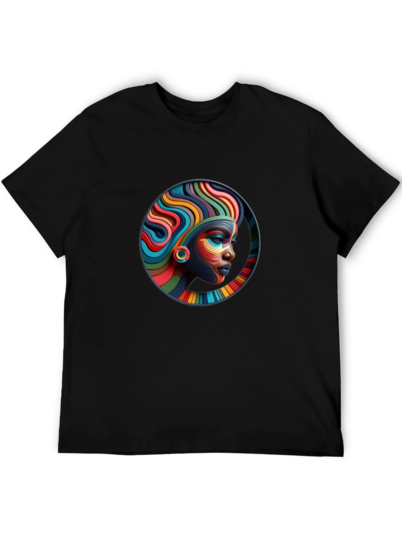 Abstract African Woman Art T-Shirt