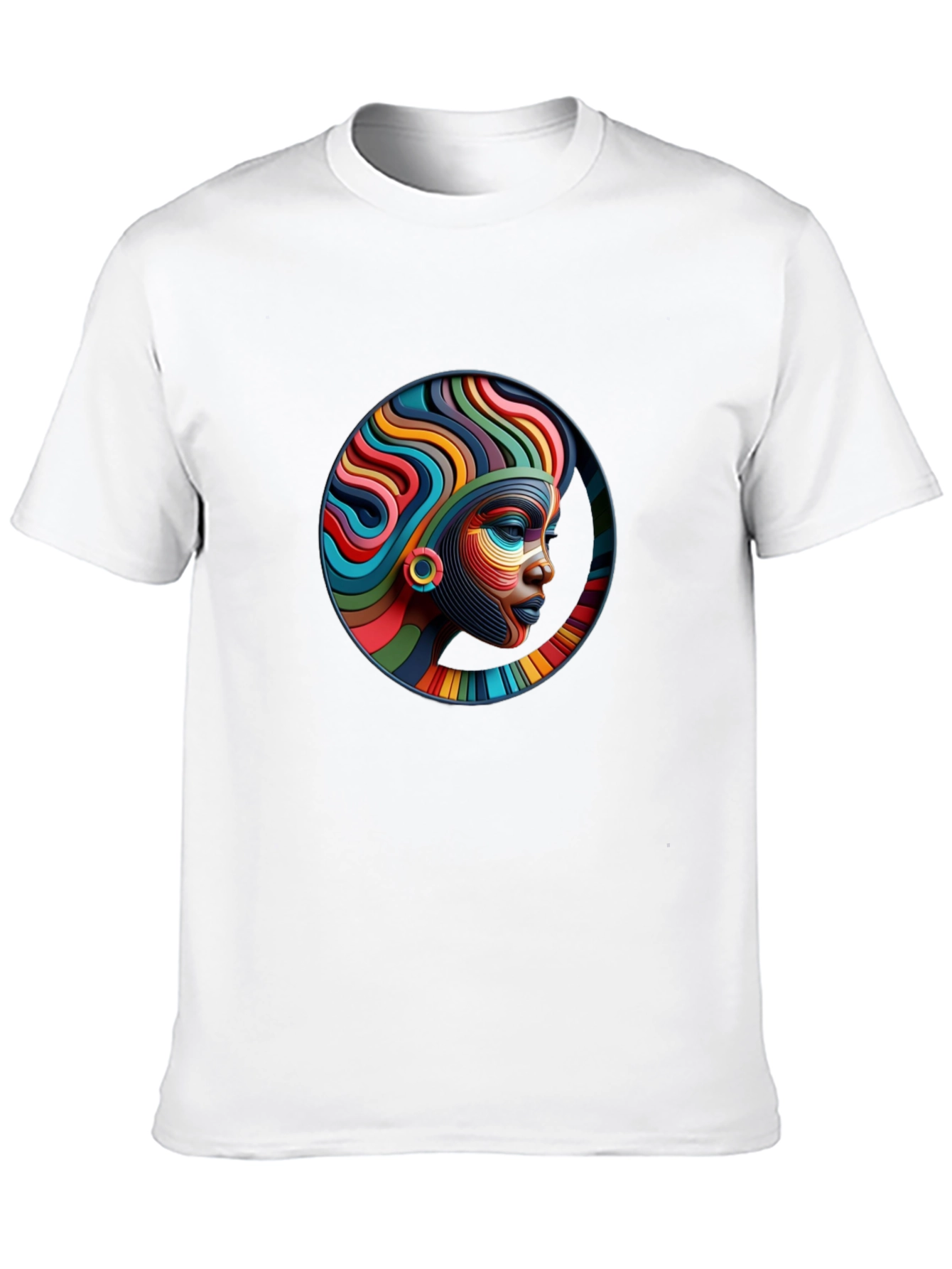 Abstract African Woman Art T-Shirt