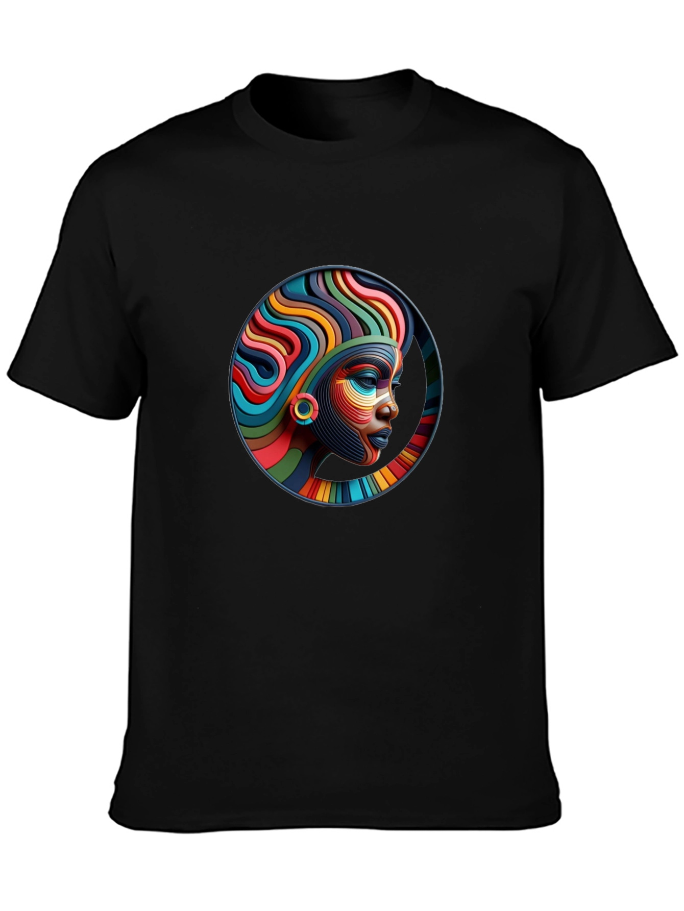 Abstract African Woman Art T-Shirt