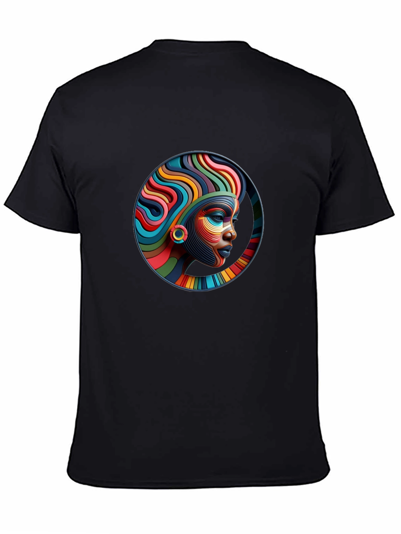 Abstract African Woman Art T-Shirt