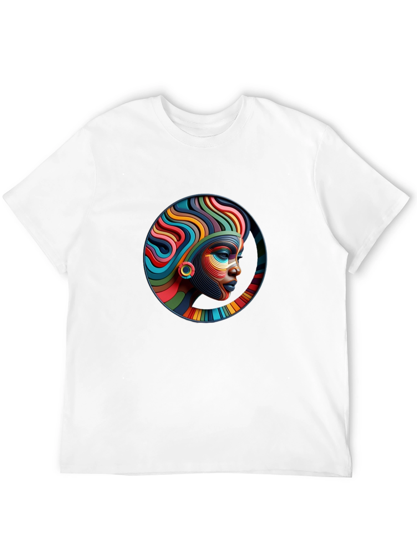Abstract African Woman Art T-Shirt
