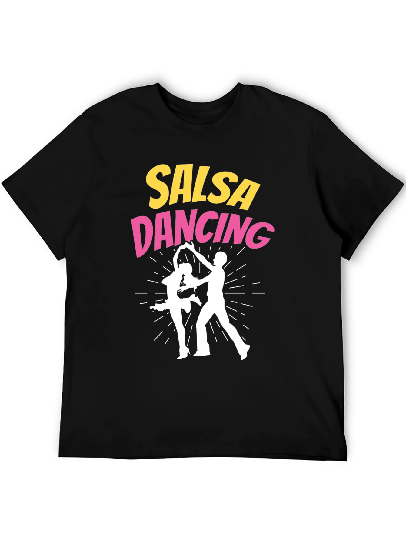 Salsa Dancing Graphic T-Shirt - Black