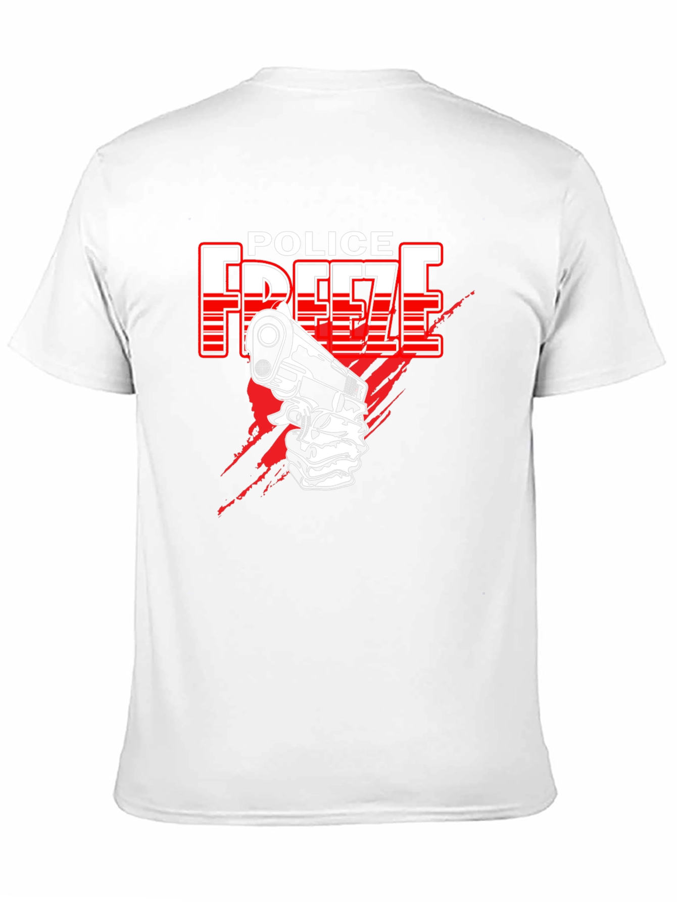 Police Freeze T-Shirt - Black Graphic Tee