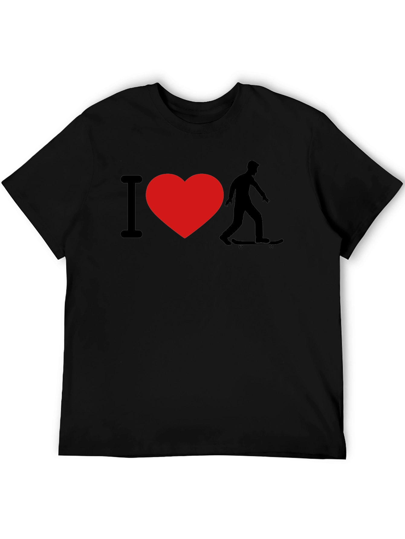 I Love Skateboarding Graphic T-Shirt