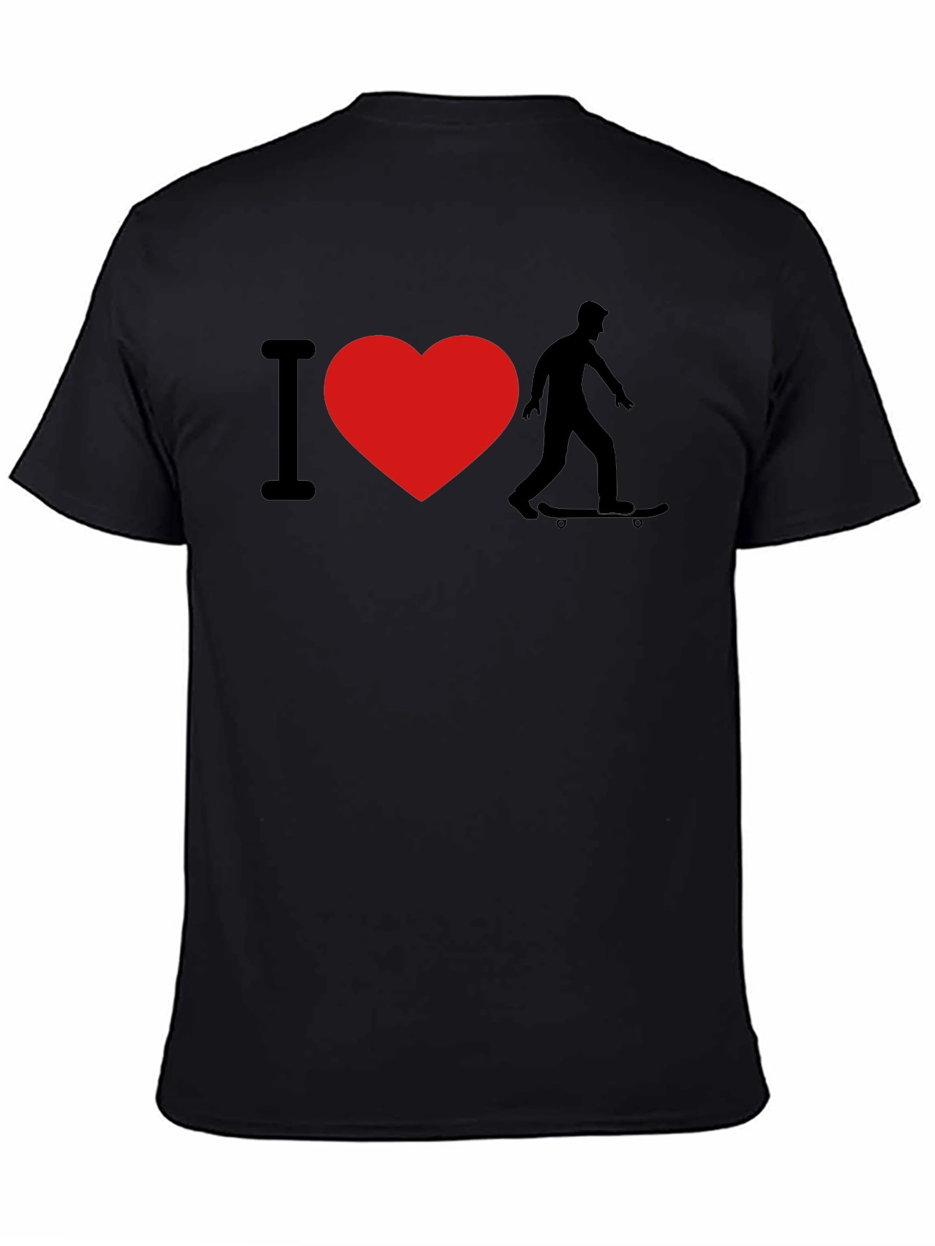 I Love Skateboarding Graphic T-Shirt