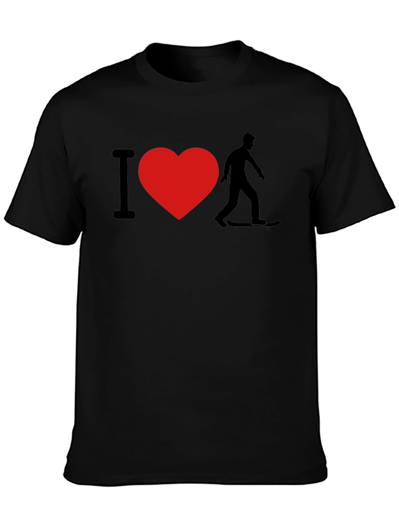 I Love Skateboarding Graphic T-Shirt