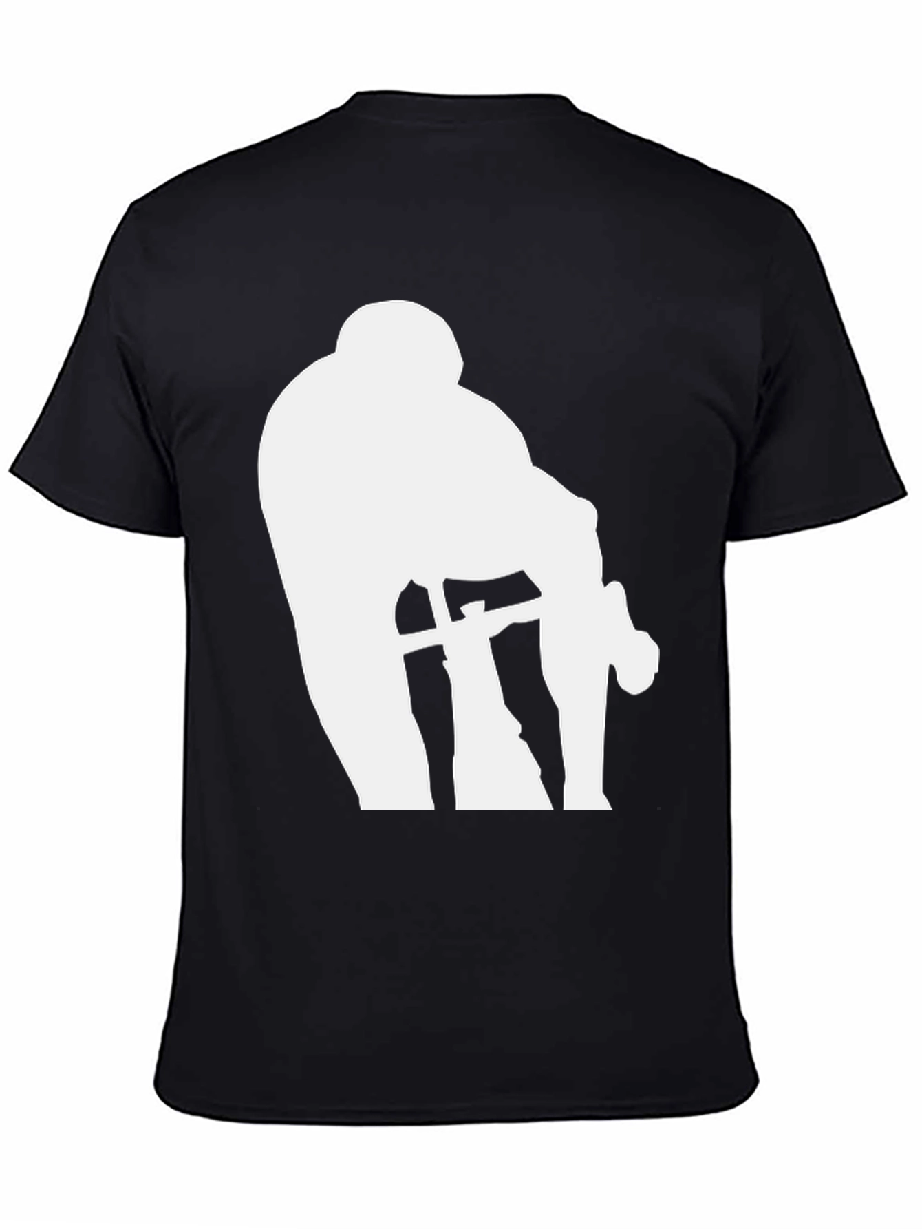 Silhouette Graphic Tee - Black Cotton Blend