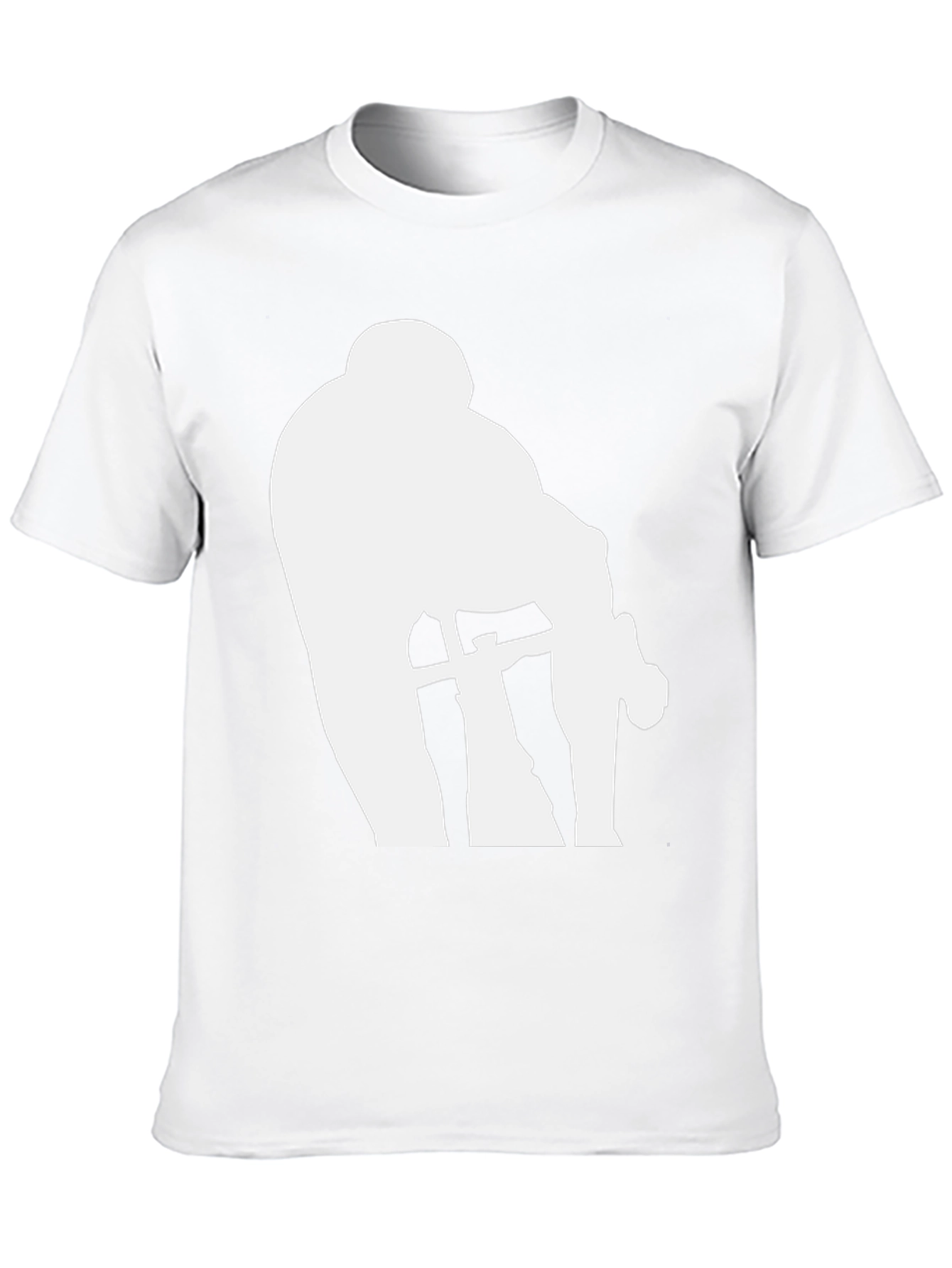 Silhouette Graphic Tee - Black Cotton Blend