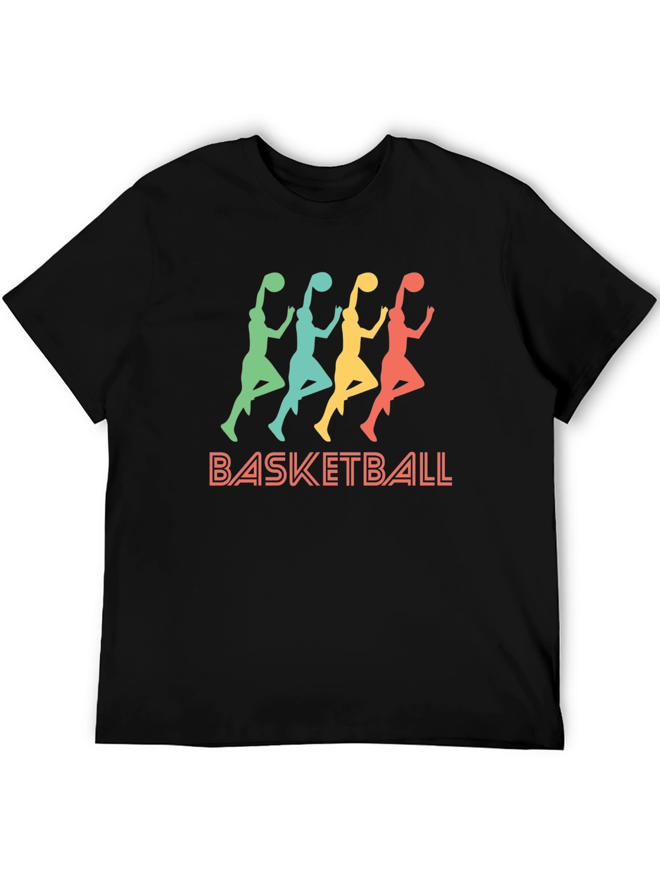 Retro Basketball Player Graphic T-Shirt