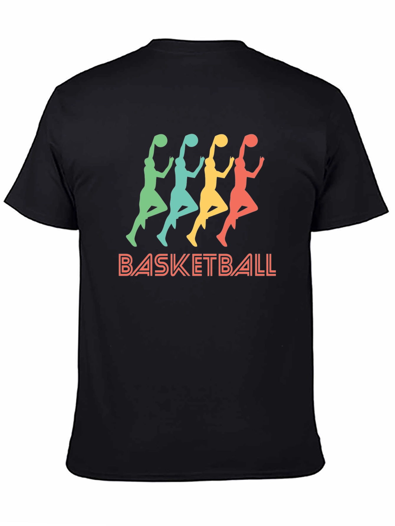 Retro Basketball Player Graphic T-Shirt
